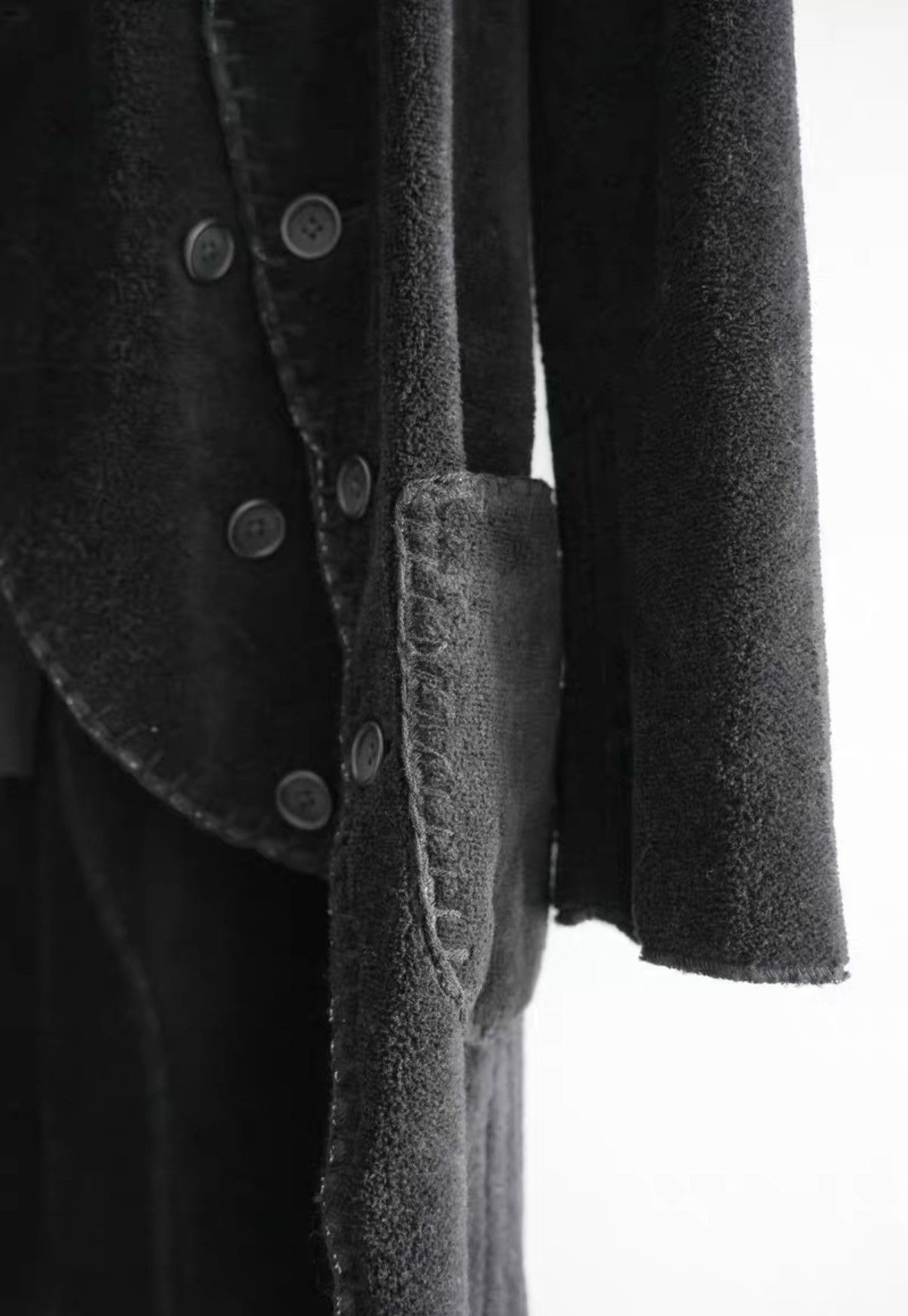 Yohji Yamamoto Yohji Yamamoto 21aw Hand-Stitched Multi-Button Coat K4 Size US L / EU 52-54 / 3 - 4 Thumbnail