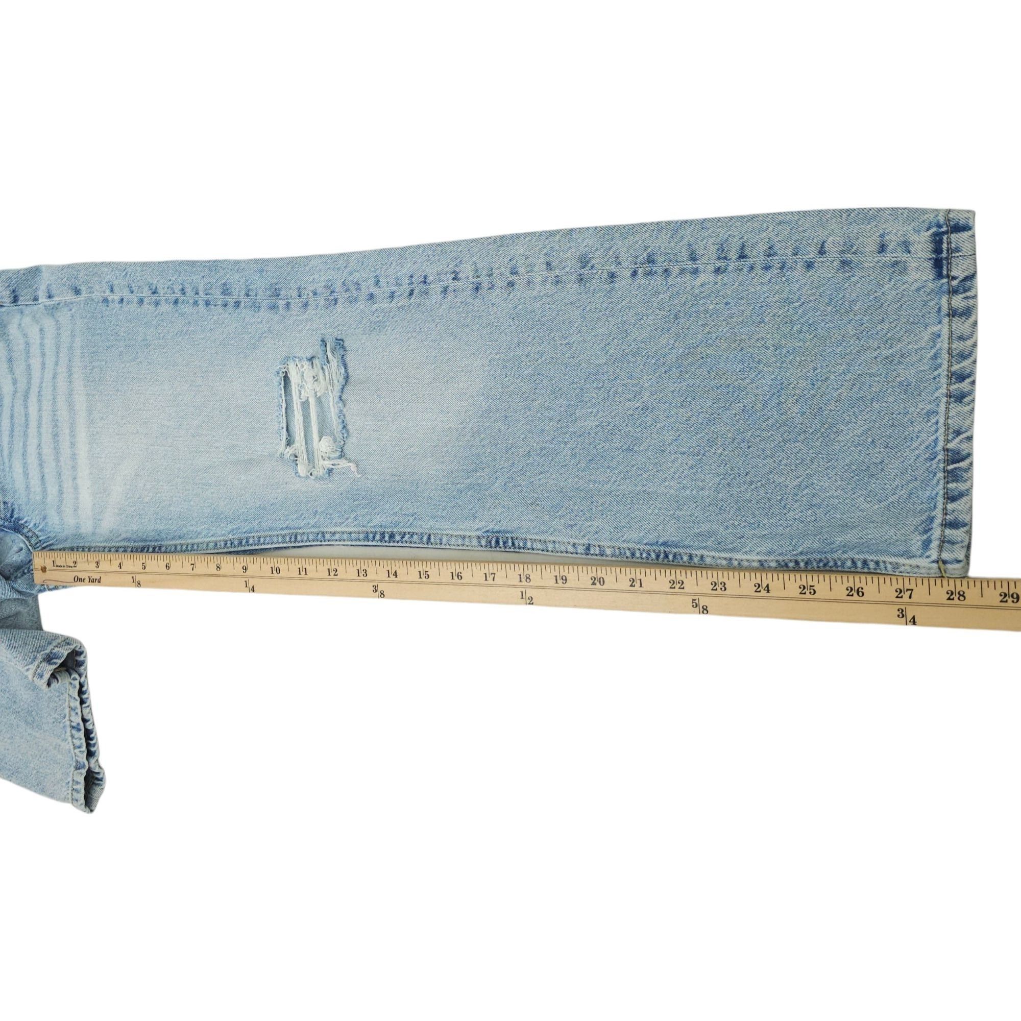 Aeropostale Aeropostale Low Rise Baggy Jeans Women 0 Short Distressed Size 25" / US 0 / IT 36 - 5 Thumbnail