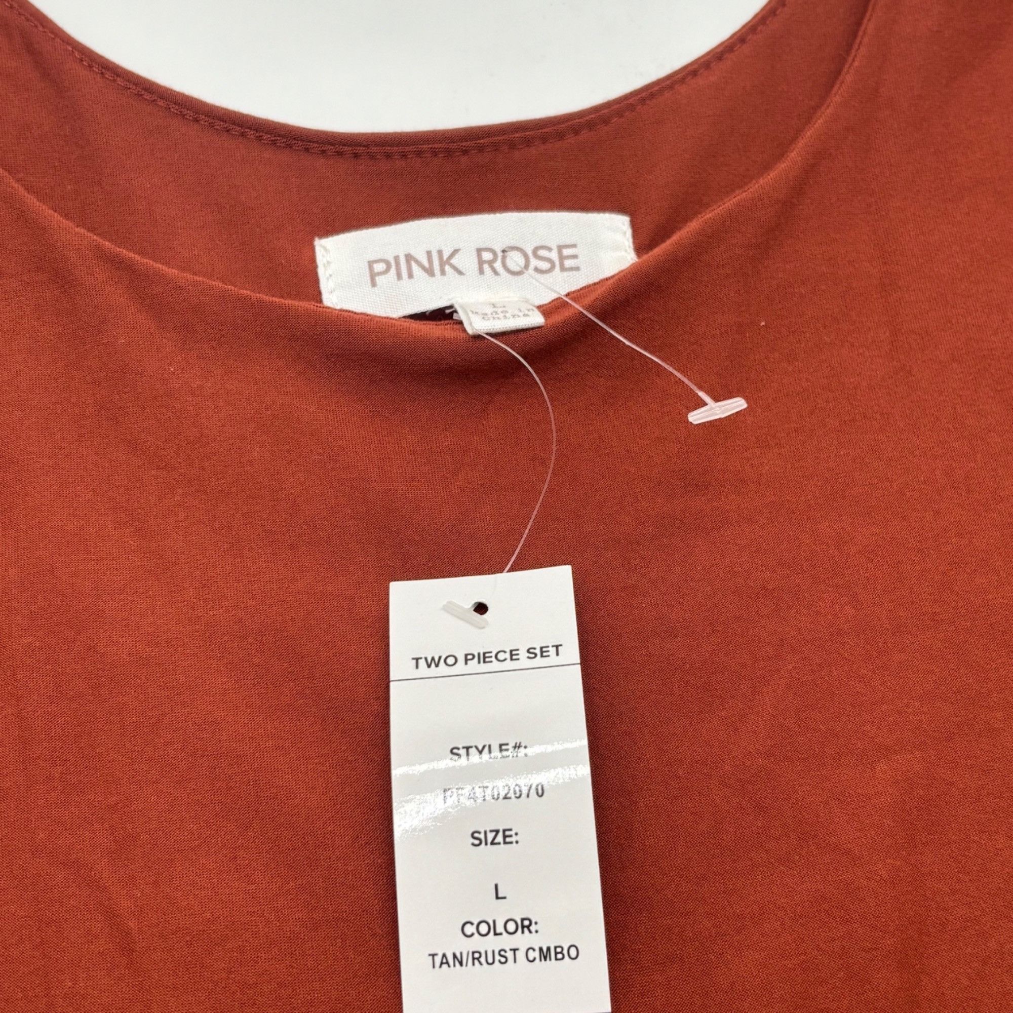 Other Pink Rose Wolmen's U-neck, Cup Sleeve Compression Cropped To Size L / US 10 / IT 46 - 7 Thumbnail