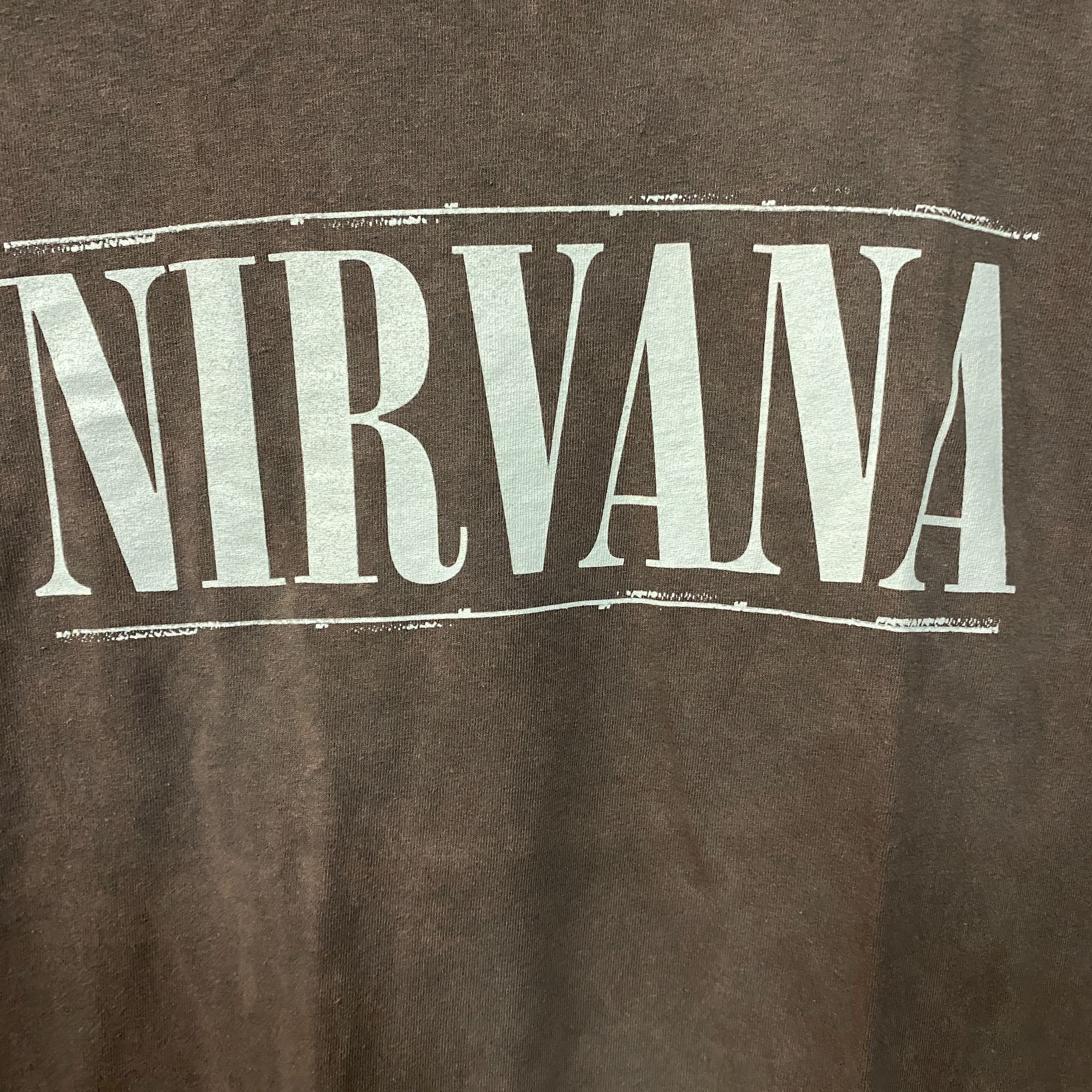 Nirvana Nirvana Nevermind Smiley Logo Grunge T-Shirt Large Size US L / EU 52-54 / 3 - 3 Thumbnail