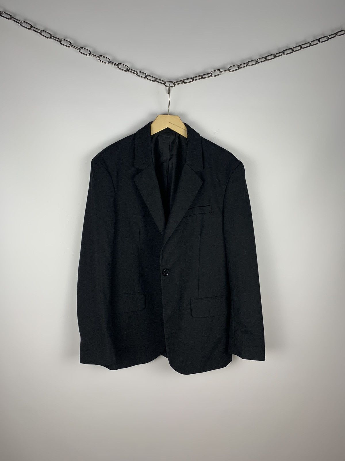 Arket Arket Blazer Men’s EU 34 Wool Single-Breasted Notch-Lapel Size 34S - 8 Thumbnail