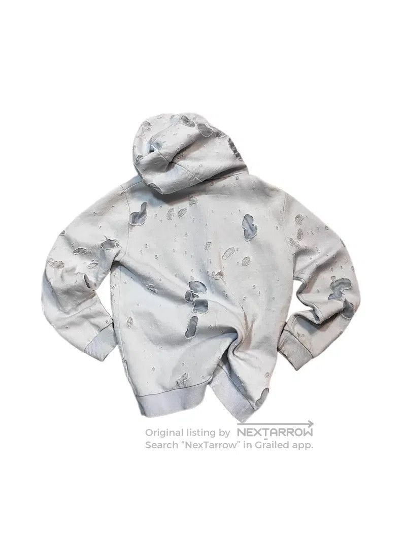 Givenchy Givenchy Bullet Hole/Ripped Hole Destroyed Hoodie Size US L / EU 52-54 / 3 - 2 Thumbnail