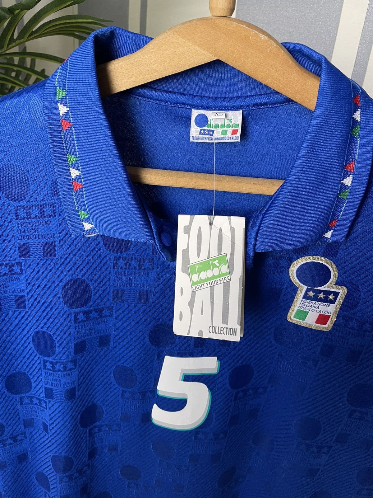 Diadora Vintage 1994 Soccer Jersey Paulo Maldini Italia Size XL Size US XL / EU 56 / 4 - 3 Thumbnail