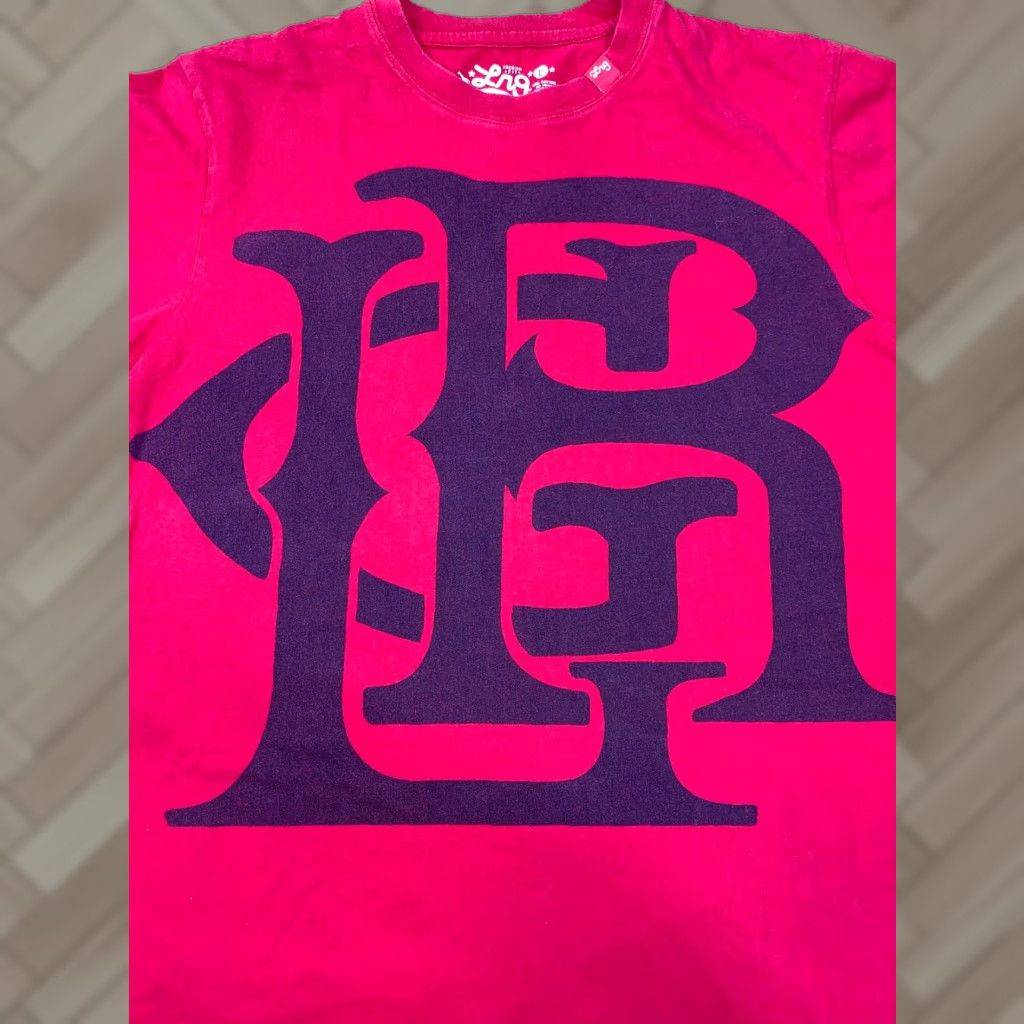Logo 7 LRG Logo T-Shirt Red L Short Sleeve Casual Unisex Adults Crew Neck 3734 Size US L / EU 52-54 / 3 - 1 Thumbnail