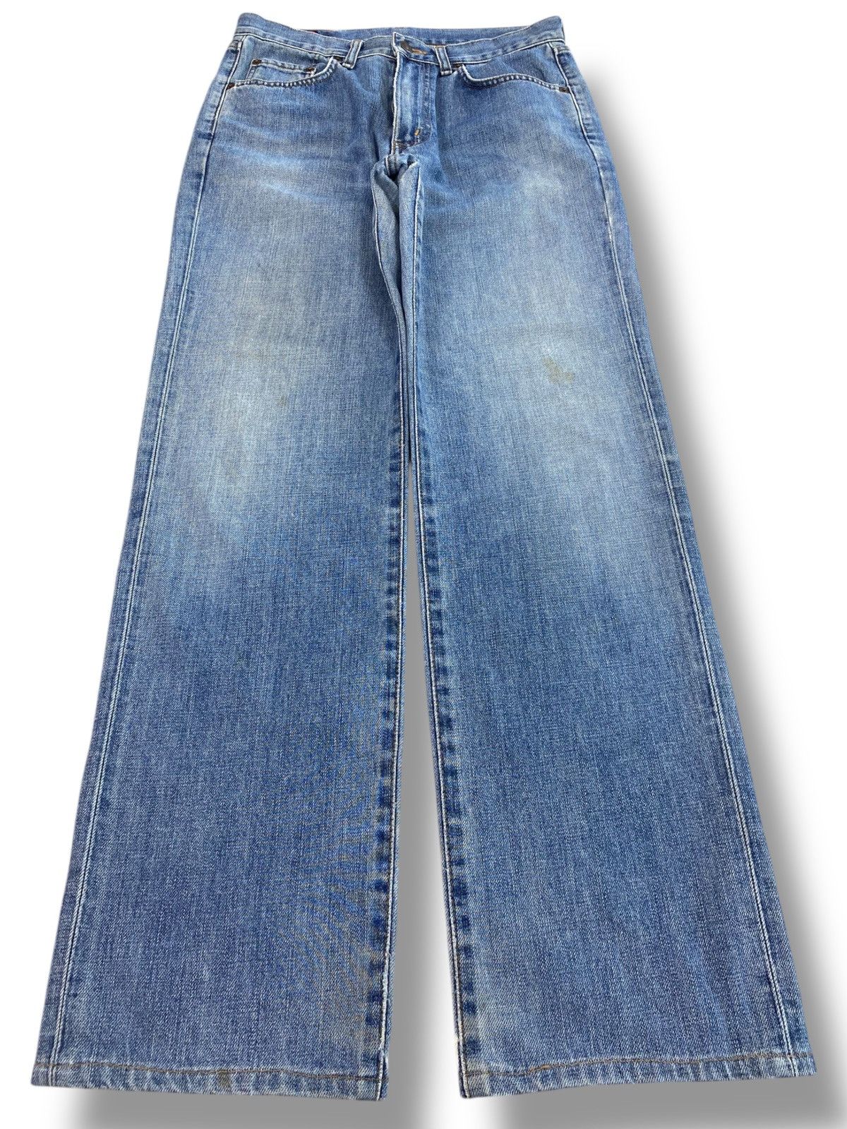 Edwin Edwin 505 Light Blue Wash Style Straight Leg Jeana Size US 30 / EU 46 - 1 Thumbnail