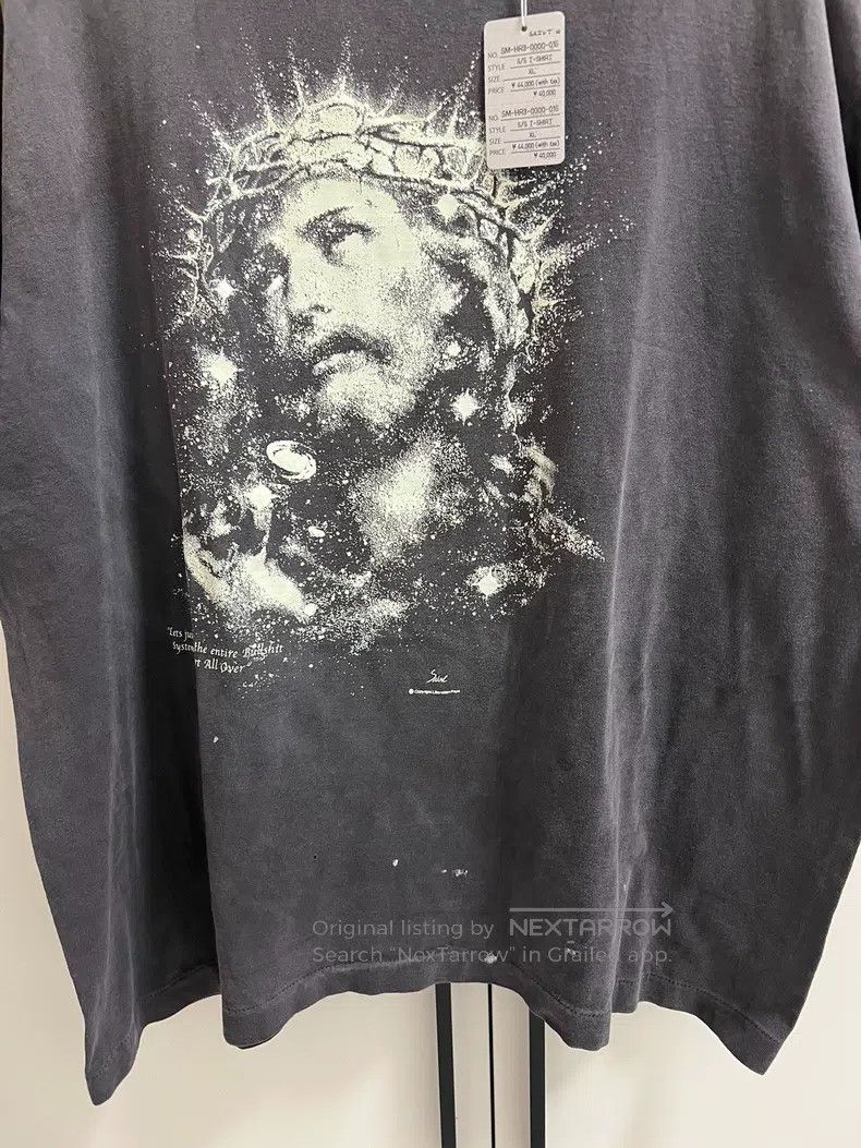 Saint Michael Saint Michael Luminous Jesus Sulphur Dyeing Washing Water Size US XL / EU 56 / 4 - 5 Thumbnail
