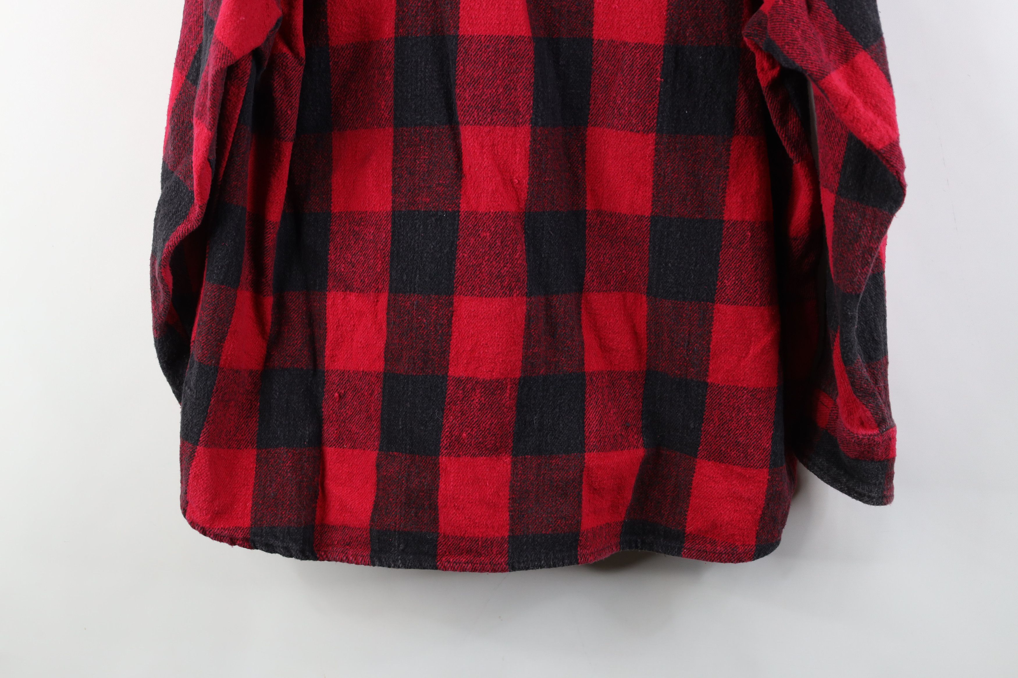 Vintage Vintage 90s Streetwear Heavyweight Button Shirt Plaid Size US XL / EU 56 / 4 - 14 Thumbnail