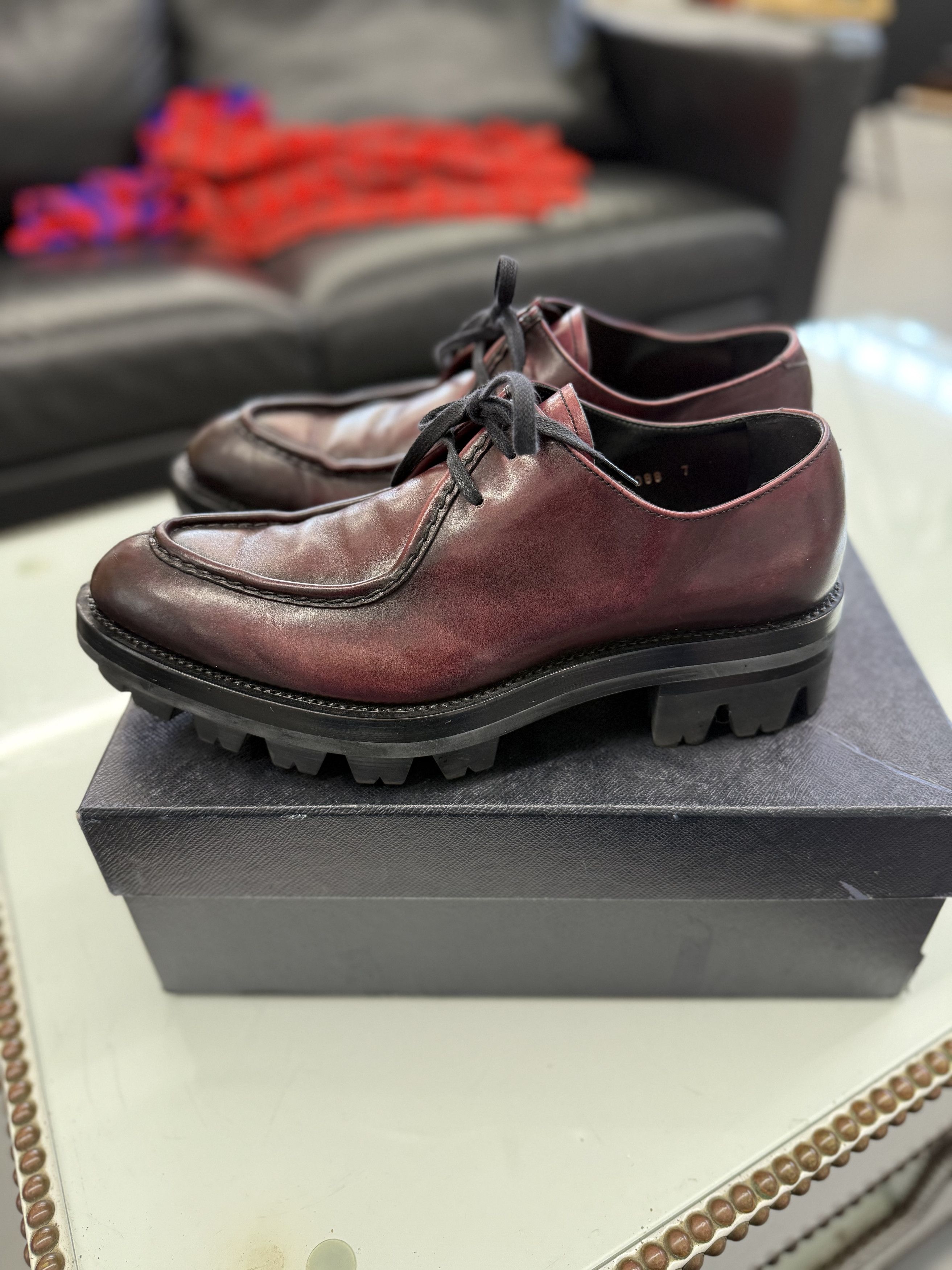 Prada F/W 2013 Prada laceups Size US 8 / EU 41 - 4 Thumbnail