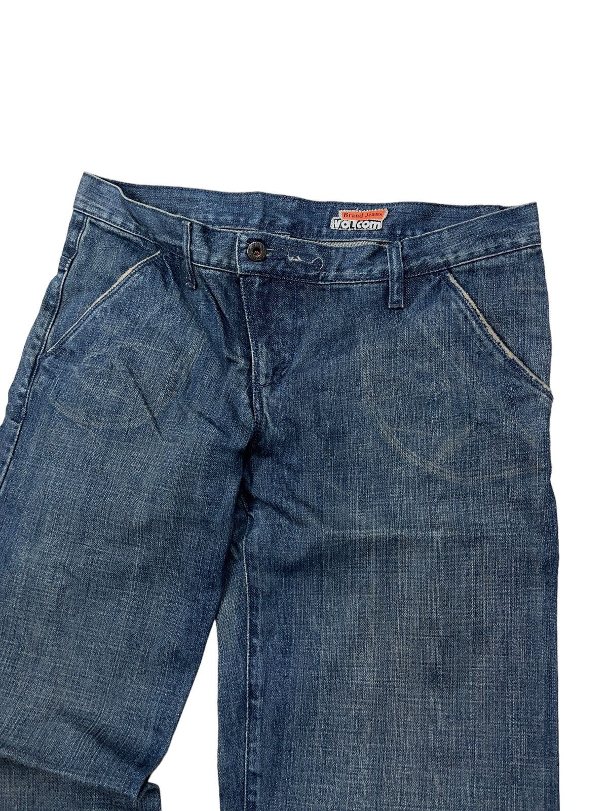 Vintage × Volcom Vintage y2k Volcom Low Rise Jeans Skateboarding Size 33" - 6 Thumbnail