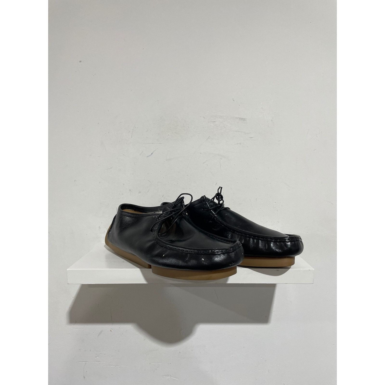 Bottega Veneta BOTTEGA VENETA LEATHER DRIVING LOAFER BLACK SIZE 42 PREOWNED Size US 9 / EU 42 - 2 Thumbnail