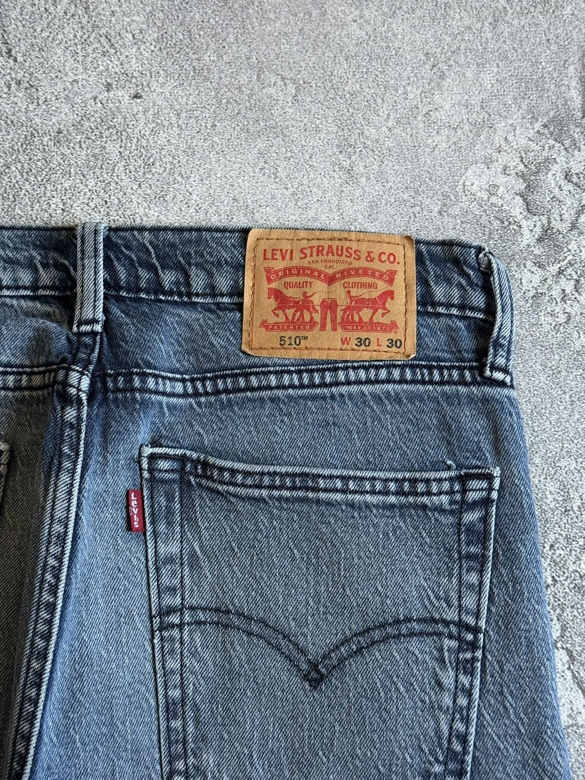 Levi's Levi’s 510 30/30 denim pants trousers jeans 👖 casual Size US 30 / EU 46 - 4 Thumbnail