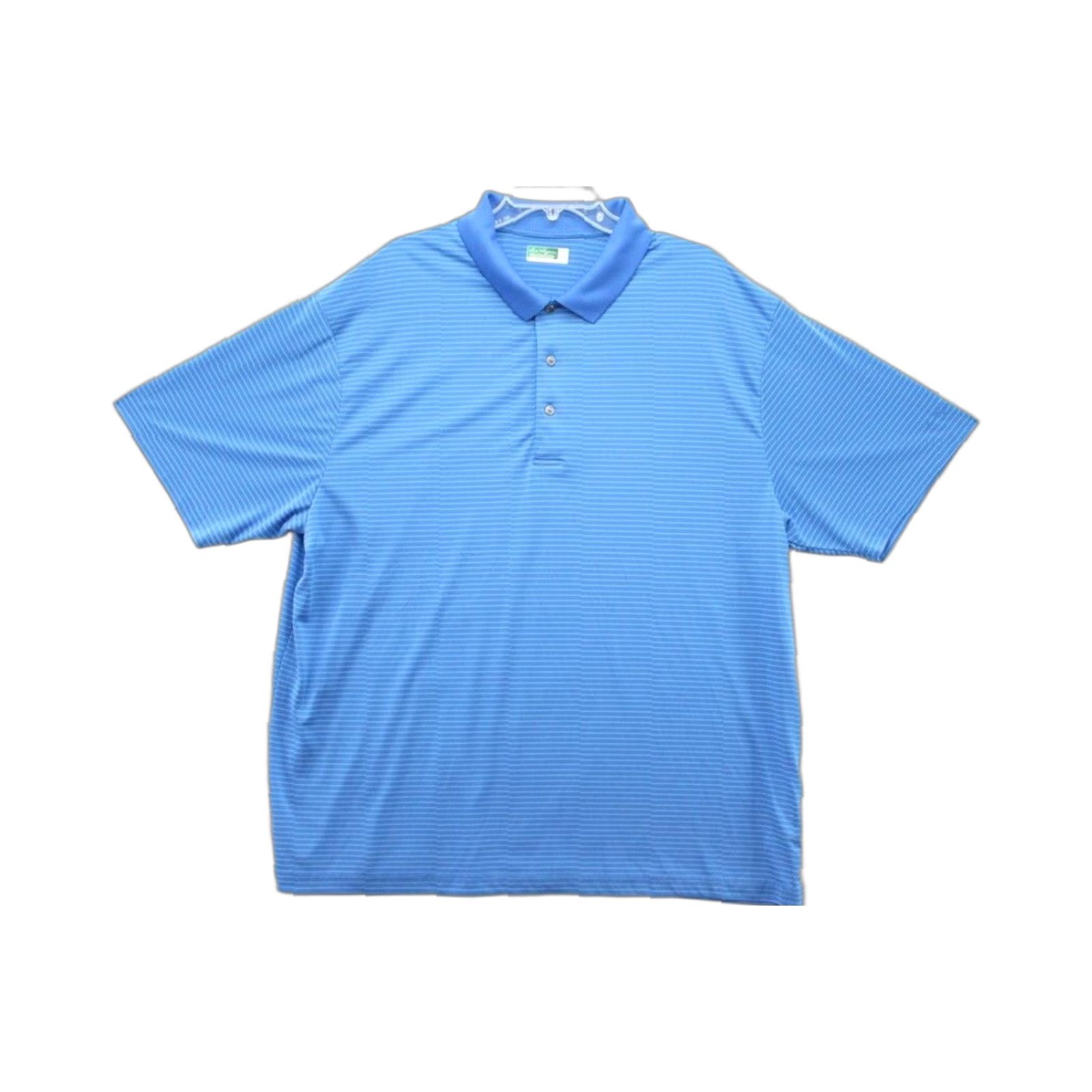 Hogan VINTAGE Ben Hogan Performance Polo Shirt Men's 2XL Blue Stripes Preppy Golfer Modern Size US XXL / EU 58 / 5 - 1 Thumbnail