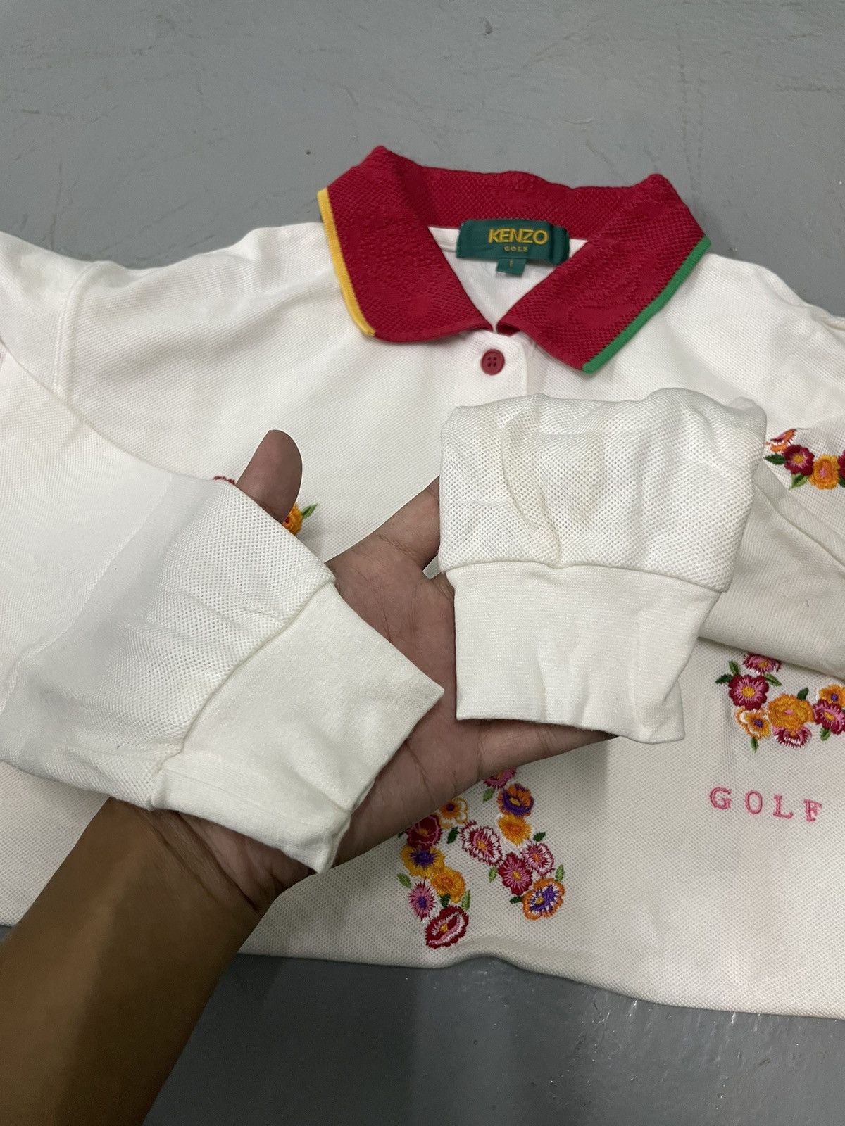 Kenzo Kenzo Golf Floral Polo Shirt Size US S / EU 44-46 / 1 - 10 Thumbnail