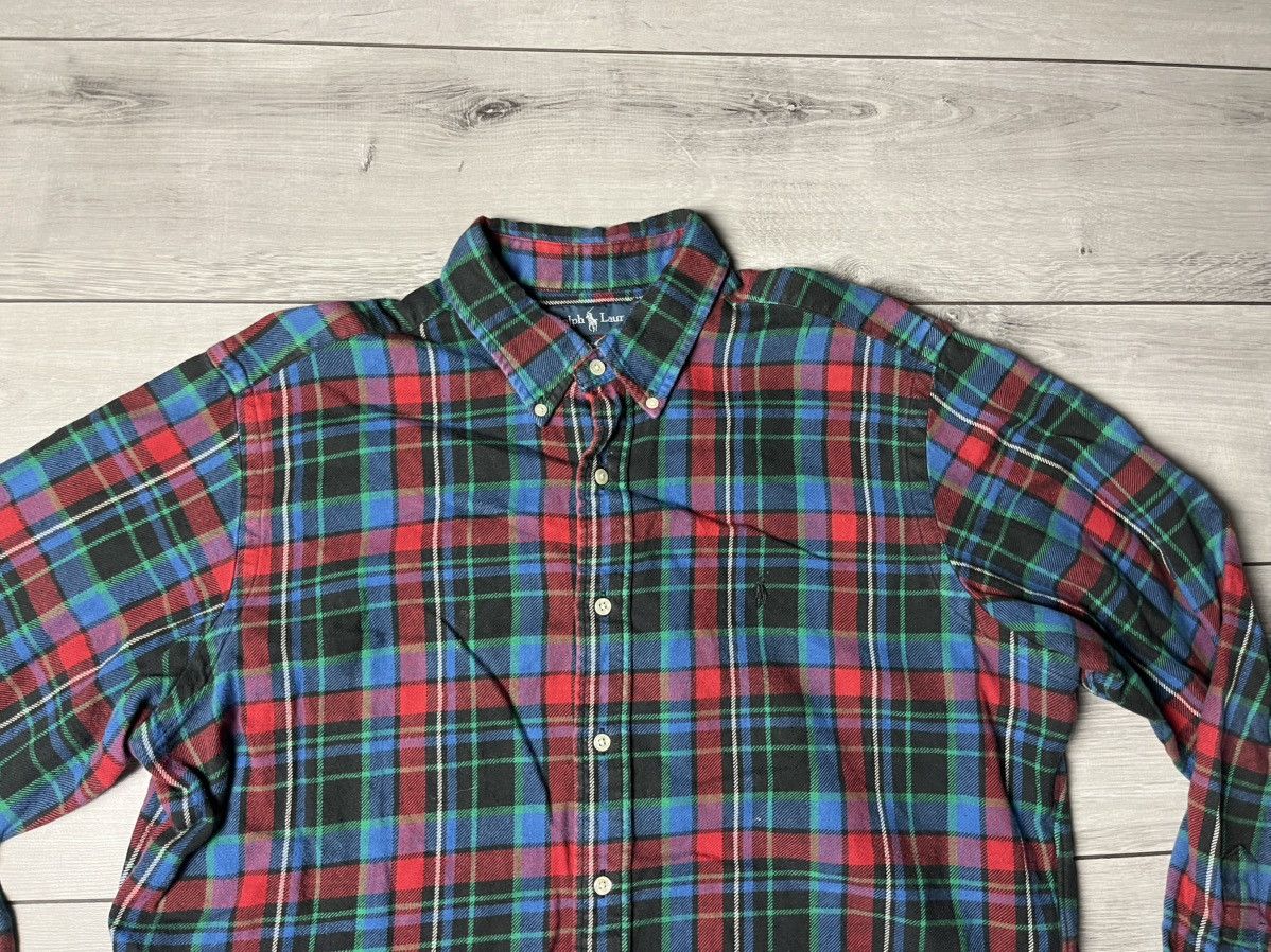 Polo Ralph Lauren Polo Ralph Lauren Flannel Shirt Plaid size XLarge Size US XL / EU 56 / 4 - 3 Thumbnail