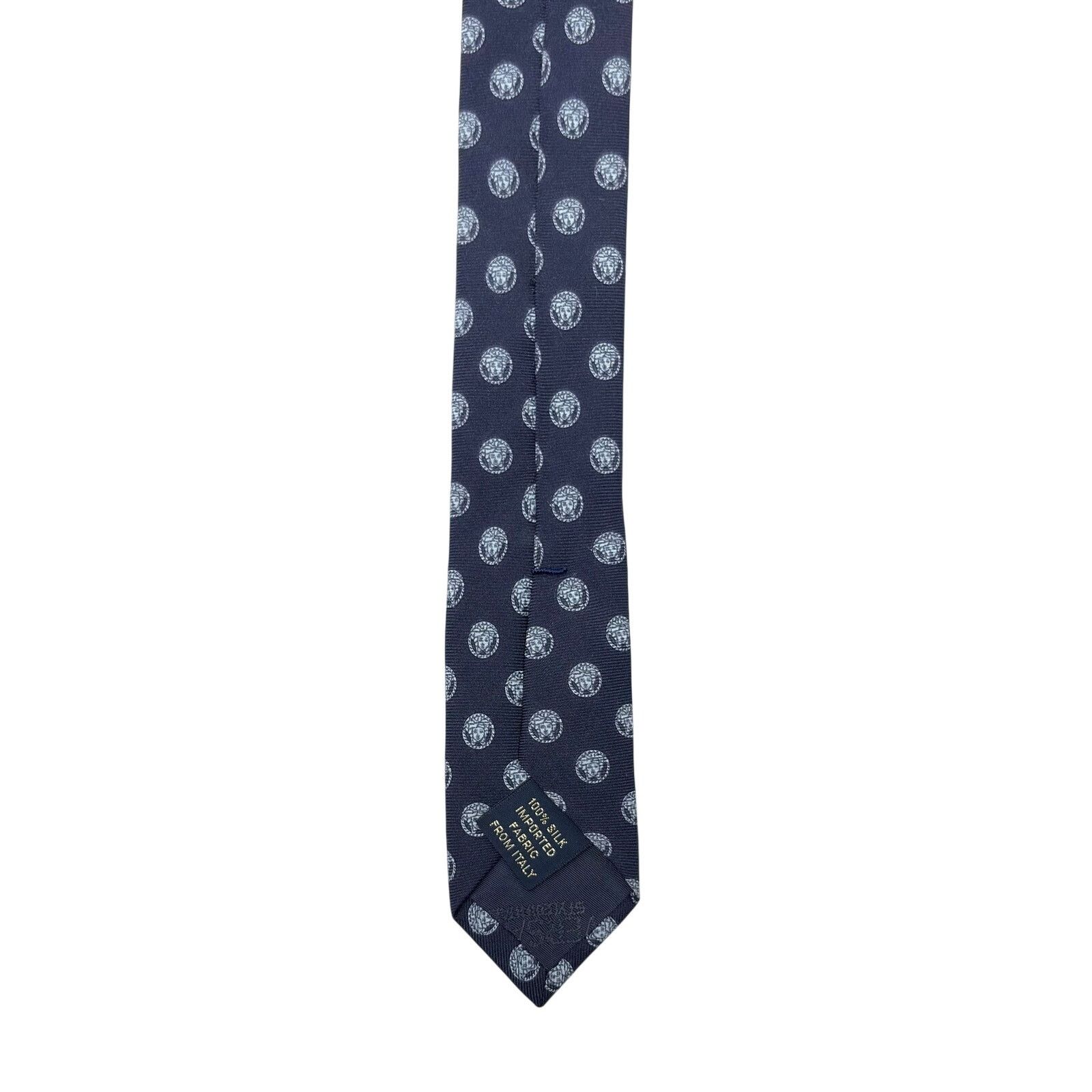 Versace Versace Medusa Logo Pattern Tie Size ONE SIZE - 7 Thumbnail