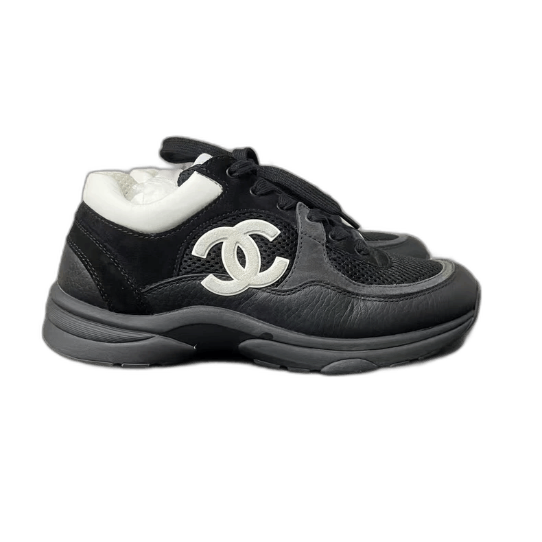 Chanel Chanel Black and White Sneakers-yf Size US 7.5 / EU 40-41 - 1 Thumbnail