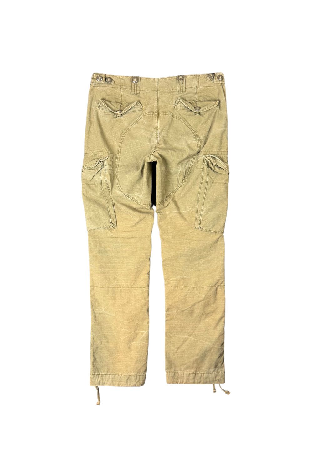 PRL OG-107 Military Ripstop Combat Cargo Pants Talon Zip image 2