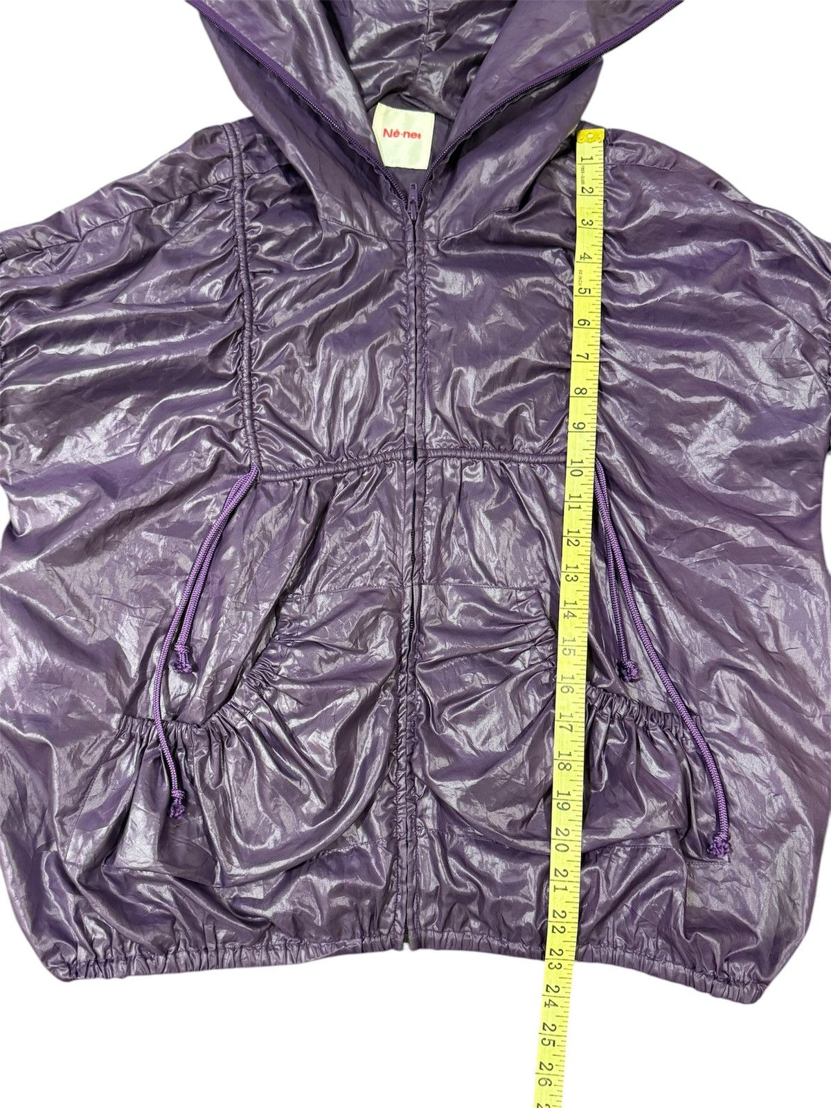 Issey Miyake × Japanese Brand × Ne-Net 🔥RARE🔥Issey Miyake Ne-Net Parachute Full Zip Jacket Size M / US 6-8 / IT 42-44 - 9 Thumbnail