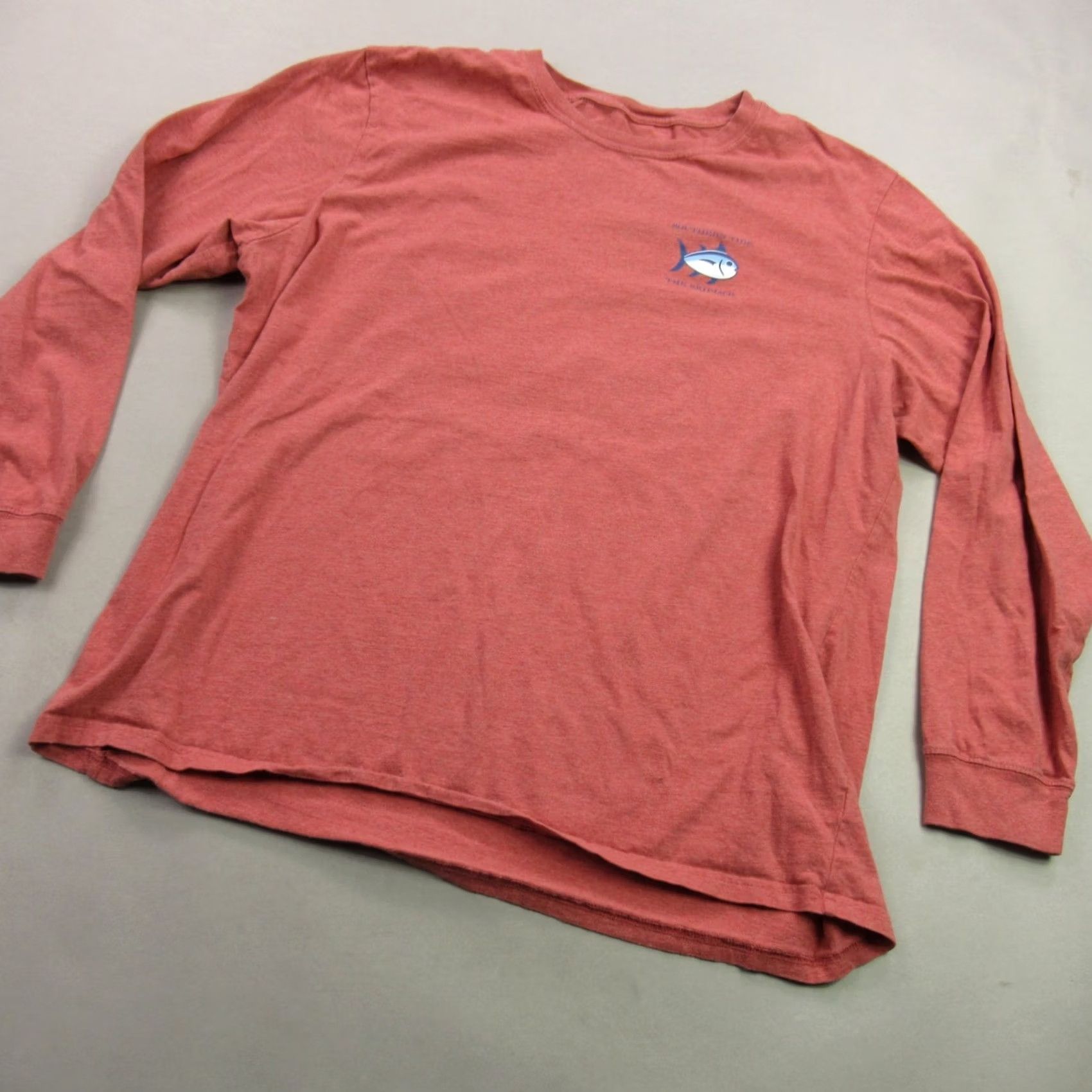 Southern Tide Southern Tide Shirt Mens XL Long Sleeve Crew Neck Casual Pink Lightweight Shirt Size US XL / EU 56 / 4 - 2 Thumbnail