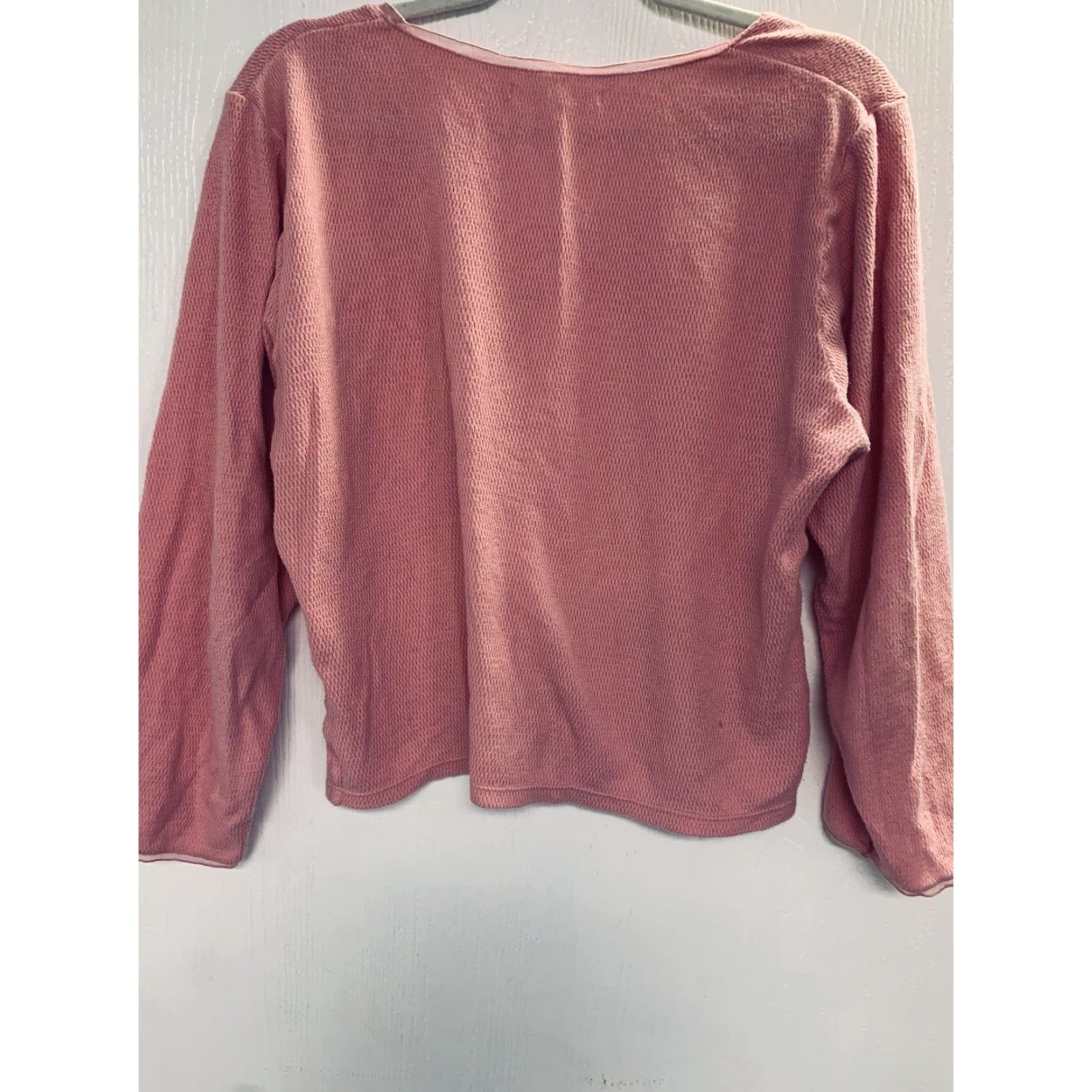 Victoria's Secret Victoria's Secret Pajama Set Shirt Capri Wide Leg Pink L Women Adult Large Long Sleeve Pink Capri Pajama Set Size L / US 10 / IT 46 - 4 Thumbnail