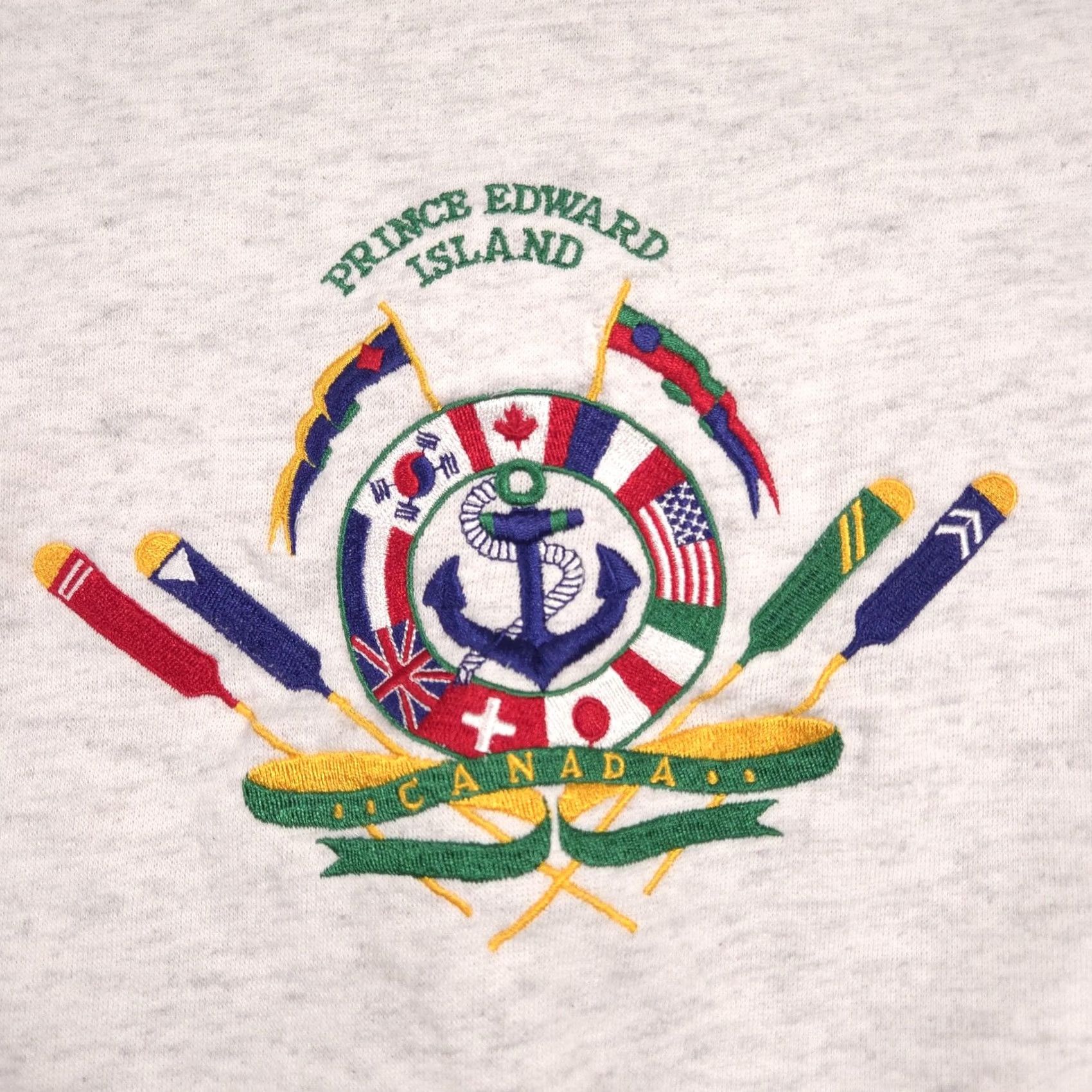 Prince VINTAGE Prince Edward Island Sweatshirt Mens Large Nautical Canada Crewneck 90s Size US L / EU 52-54 / 3 - 4 Thumbnail