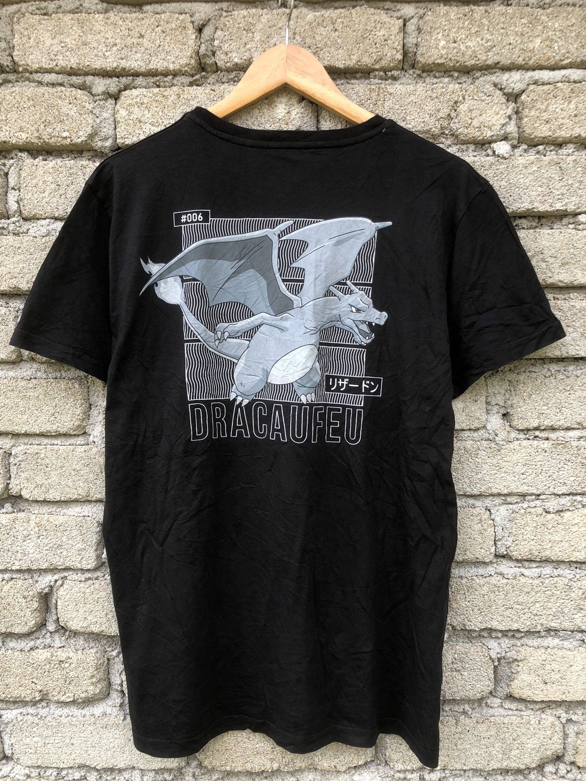 Anime × Japanese Brand × Vintage Vintage Y2K Pokemon Charizard Dracaufeu #006 Backhit Tshirt Size US L / EU 52-54 / 3 - 1 Thumbnail