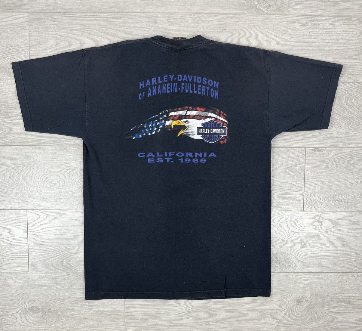 Harley Davidson × Vintage Harley Davidson Vintage 2004 Eagle Biker Faded T Shirt XL Size US XL / EU 56 / 4 - 2 Thumbnail