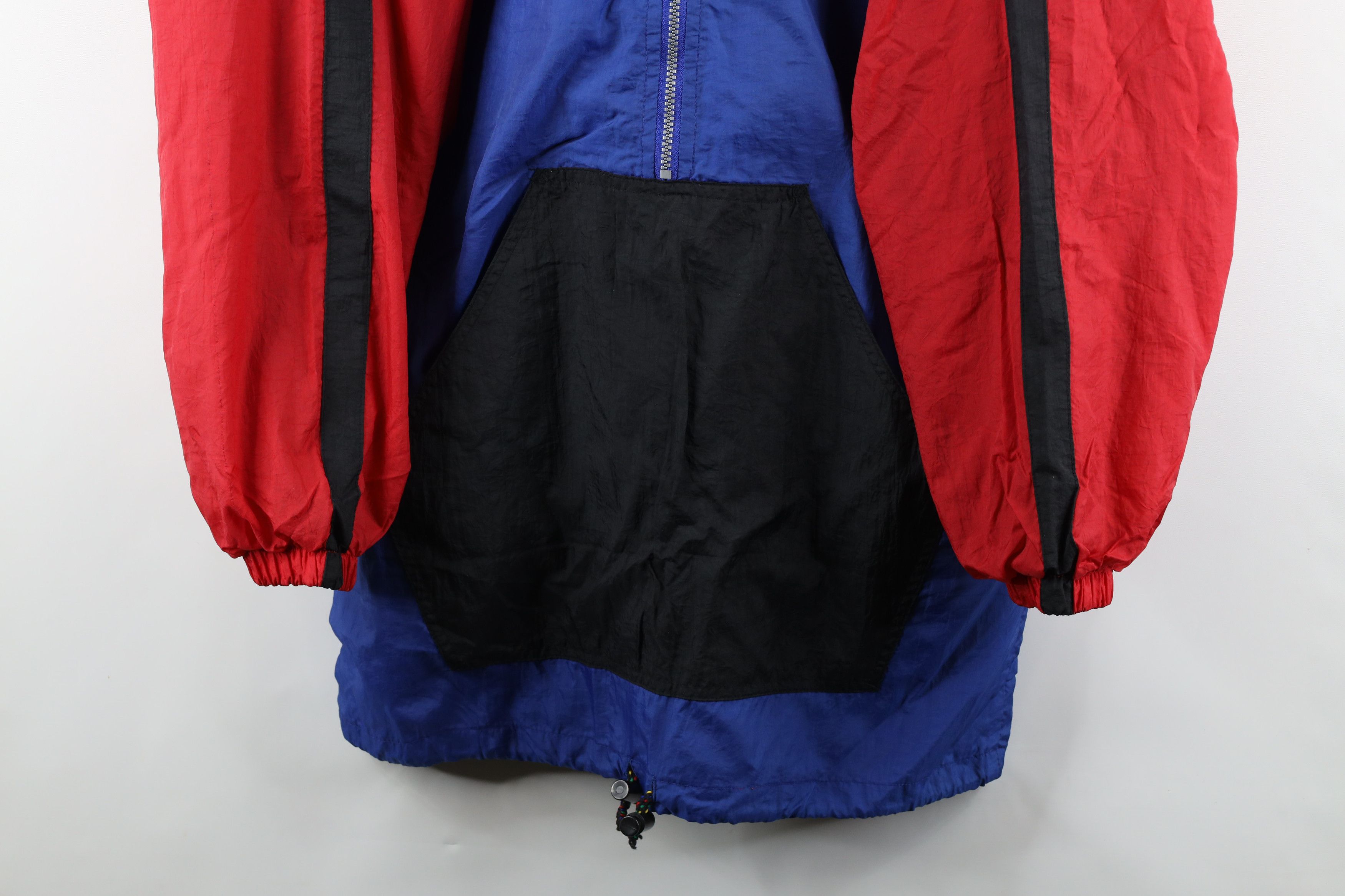 Vintage Vintage 90s Streetwear Half Zip Hooded Windbreaker Jacket Size US XL / EU 56 / 4 - 3 Thumbnail