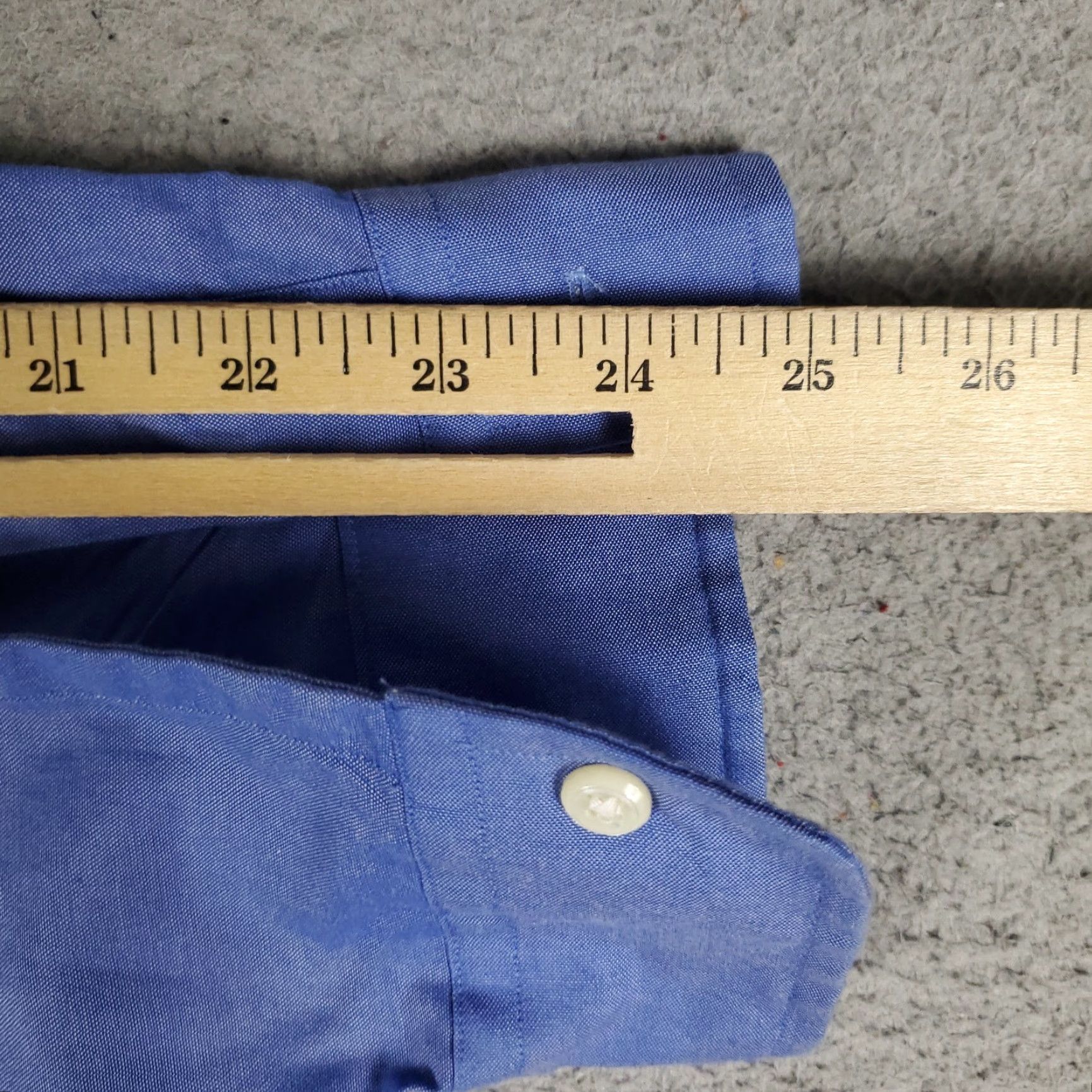 Ralph Lauren Ralph Lauren Dress Shirt Mens Size 17 Blue Pony Button Up Long Sleeve Size 46R - 7 Thumbnail
