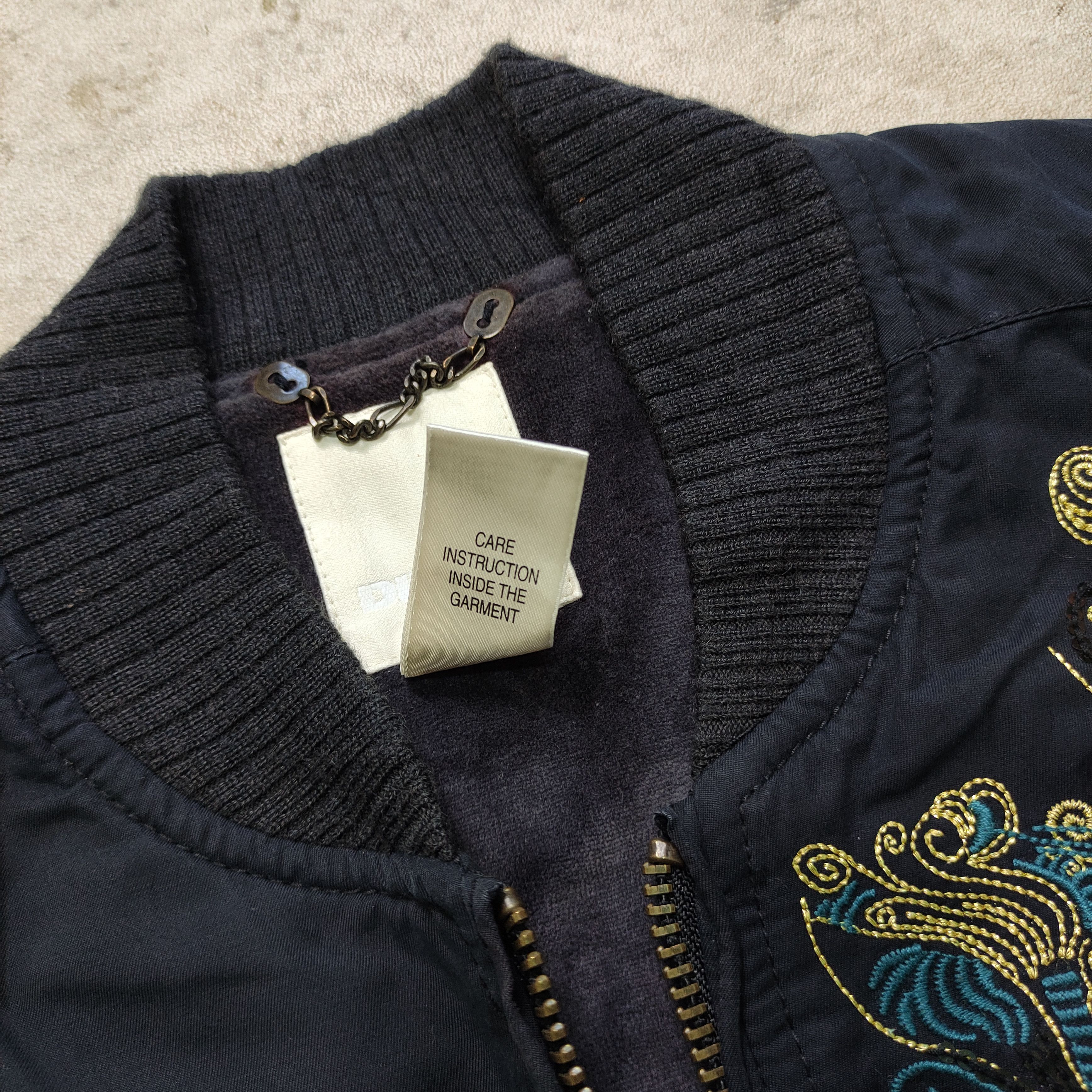 Diesel Diesel Y2K Jacket 2000s Embroidery Floral Size US S / EU 44-46 / 1 - 10 Thumbnail