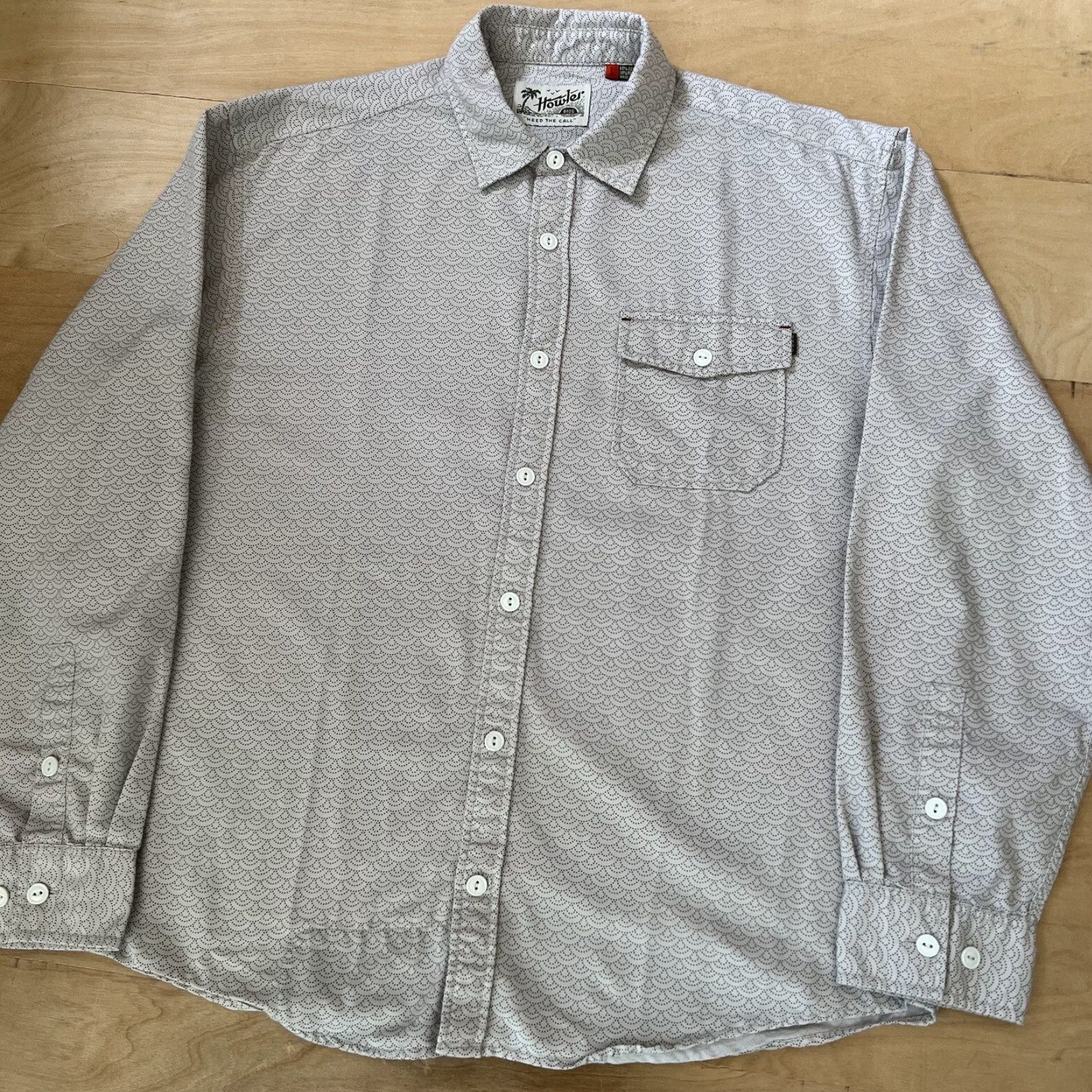 Howler Brothers Howler Brothers Shirt L White Multicolor Hiking Workwear Button Up California Men Size US L / EU 52-54 / 3 - 7 Thumbnail