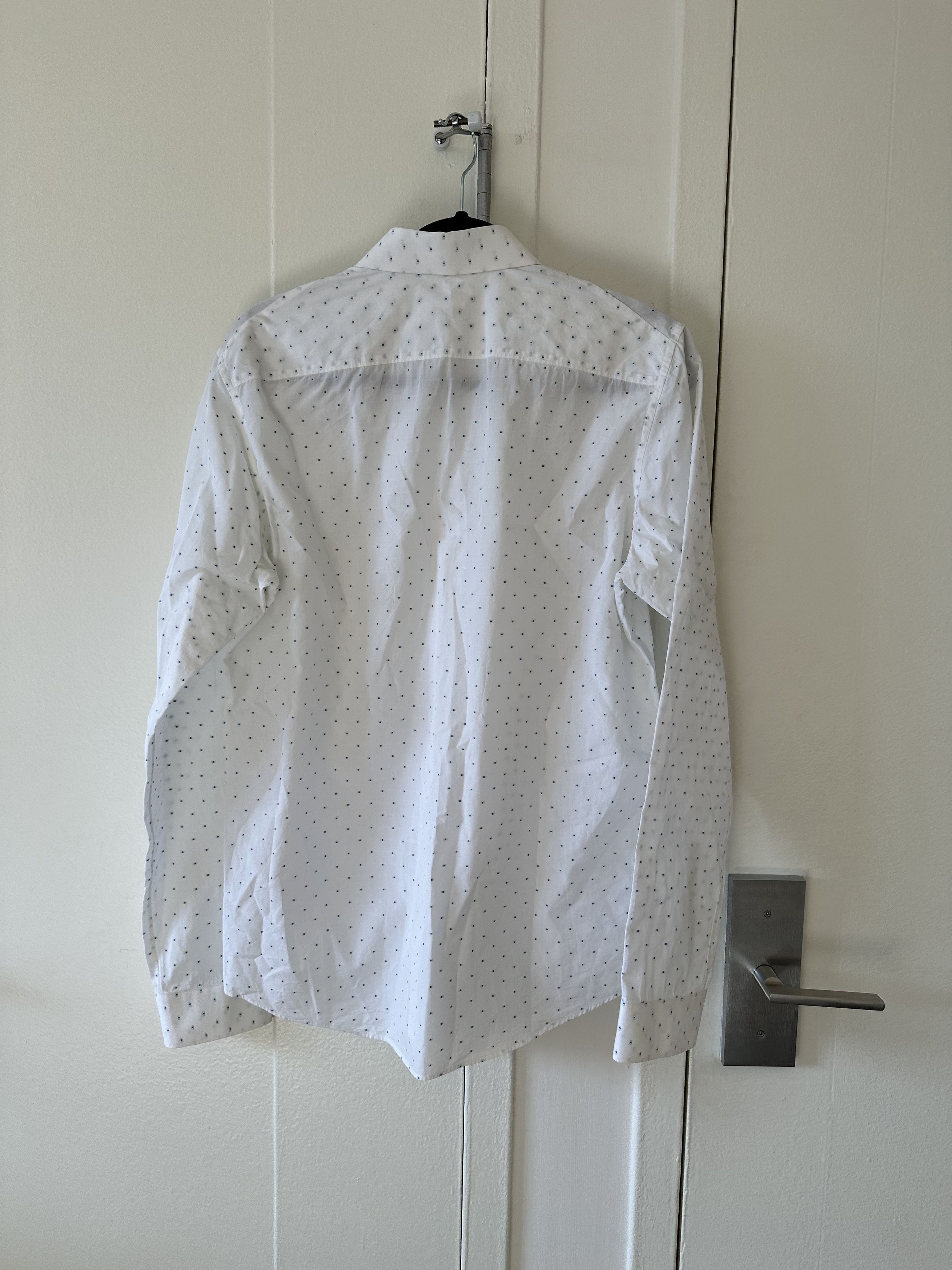 Jil Sander Jil Sander Polka Dot Embroidered Button Up Shirt Size US M / EU 48-50 / 2 - 6 Thumbnail