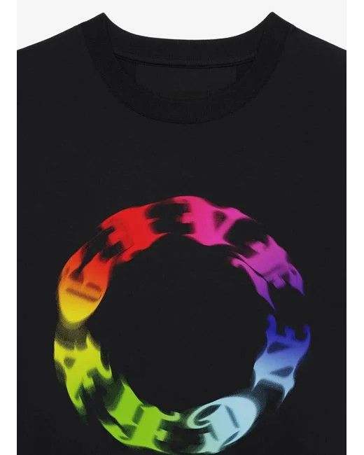 Givenchy o1gr1nt0125 Oversized Fit T-Shirt in Black Size US XS / EU 42 / 0 - 2 Thumbnail