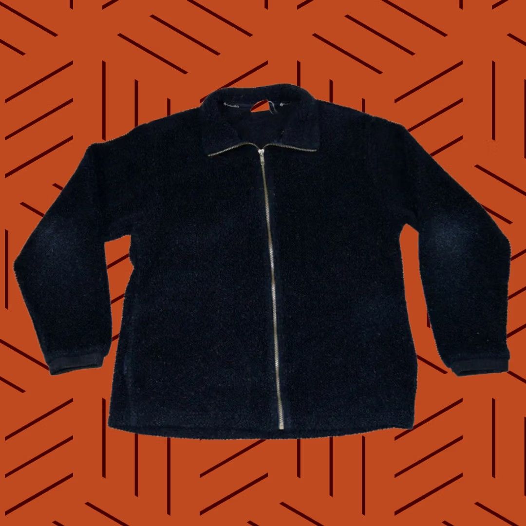 Vintage VINTAGE Columbia SHERPA ZIP Jacket MEN M NAVY Fleece 90s Outdoor Casual Logo/Full Zip (USA) Size US M / EU 48-50 / 2 - 1 Thumbnail