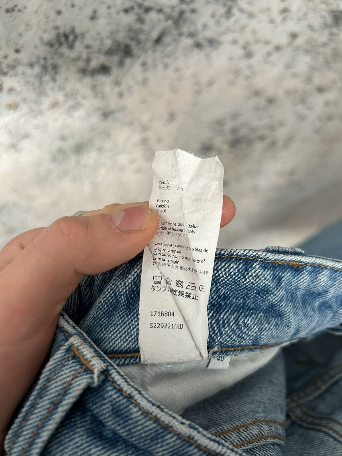 Loewe Loewe Jeans Denim Pants Designer Rare Luxury Made in Italy Size 28" / US 6 / IT 42 - 9 Thumbnail