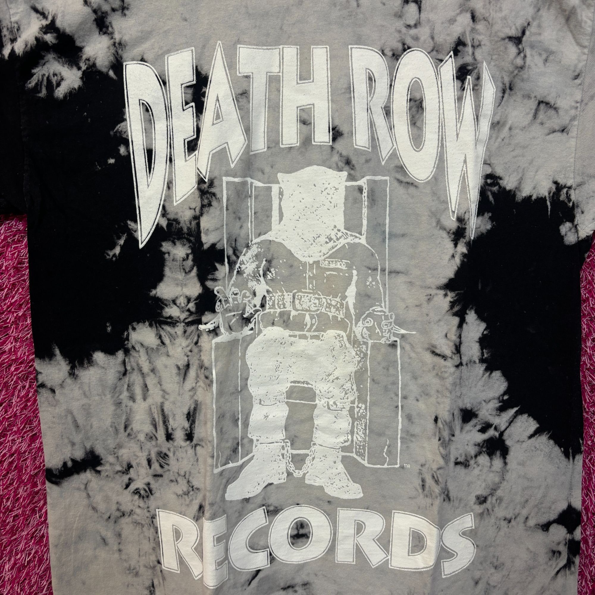 Death Row Records Death Row Records Electric Chair tiedye rap Tshirt medium Size US M / EU 48-50 / 2 - 2 Thumbnail