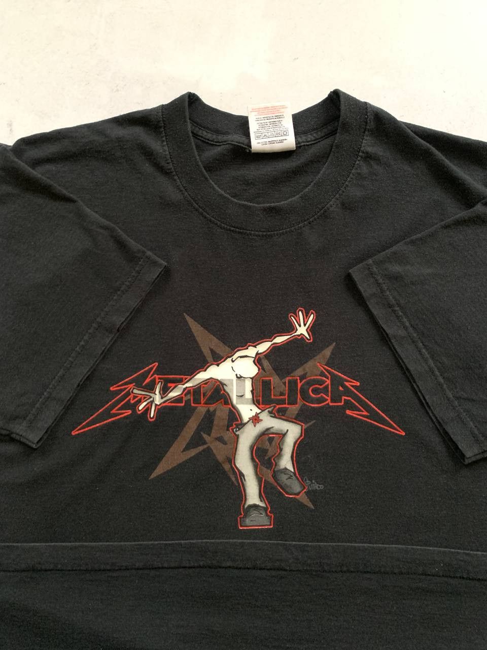 Band Tees Vintage Metallica 00s T-Shirt Faded Tony Squindo Art Size US M / EU 48-50 / 2 - 2 Thumbnail