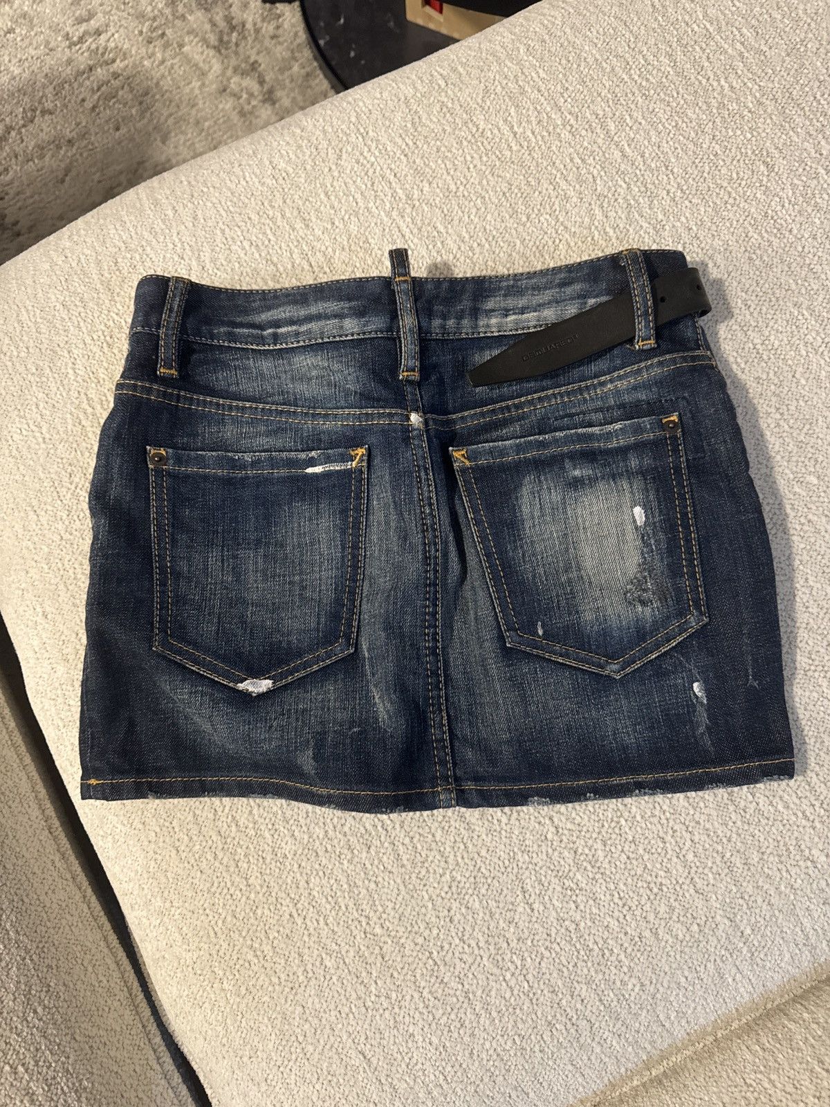 Dsquared2 Dsquared2 denim mini skirt Size 26" / US 2 / IT 38 - 1 Thumbnail