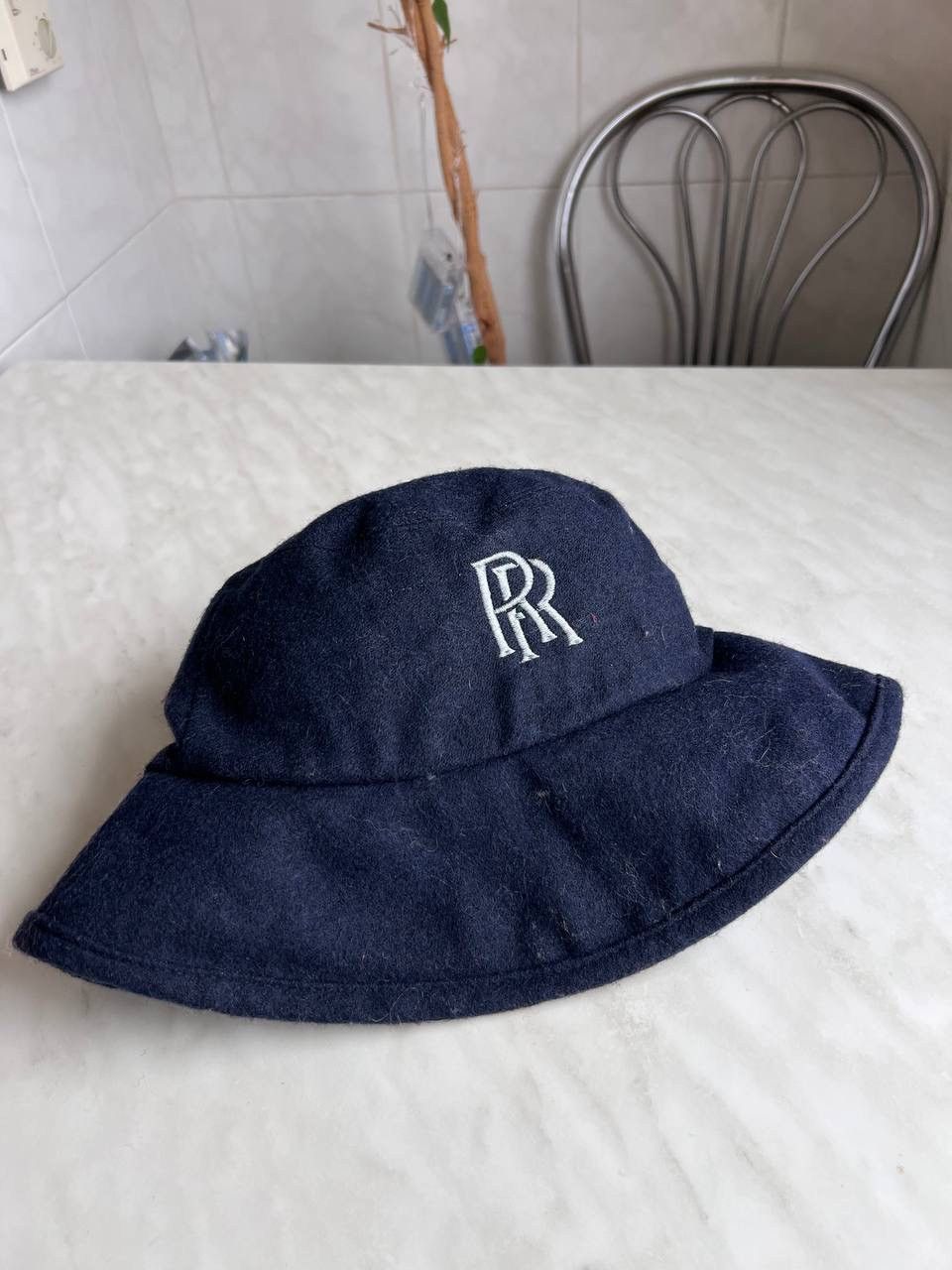 Vintage Vintage Y2K 90s Rolls Royce Wool Bucket Hat Auto Racing 1990 Size ONE SIZE - 6 Thumbnail