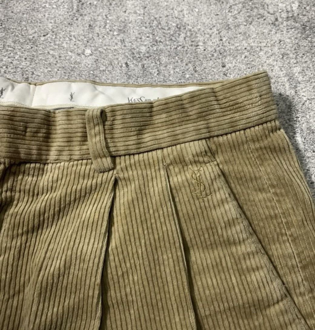 Yves Saint Laurent Vintage YSL Yves Saint Laurent Corduroy Pants Size US 36 / EU 52 - 3 Thumbnail