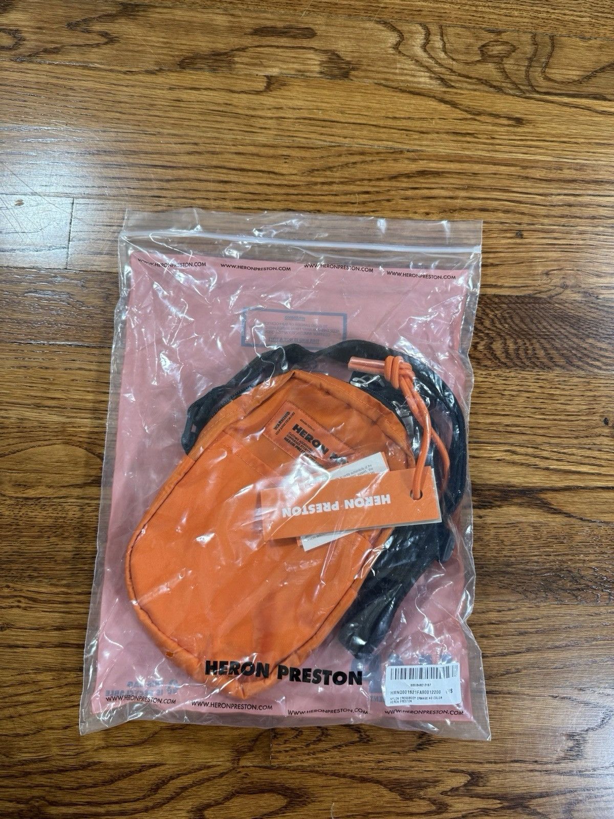Heron Preston Heron Preston Nylon Crossbody Bag Orange Black NWT Size ONE SIZE - 16 Thumbnail