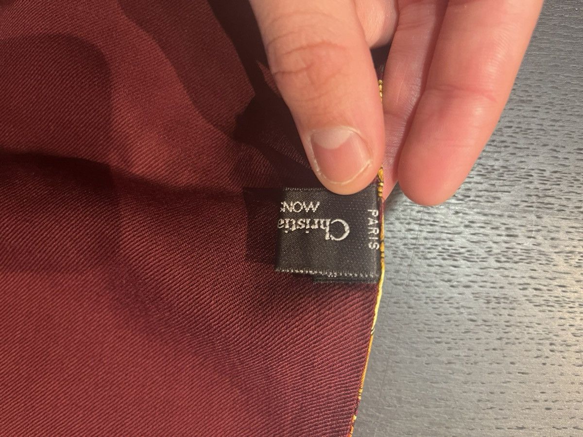 Christian Dior Monsieur Christian Dior Monsieur Silk & Wool Shawl Made in Italy Size ONE SIZE - 25 Thumbnail
