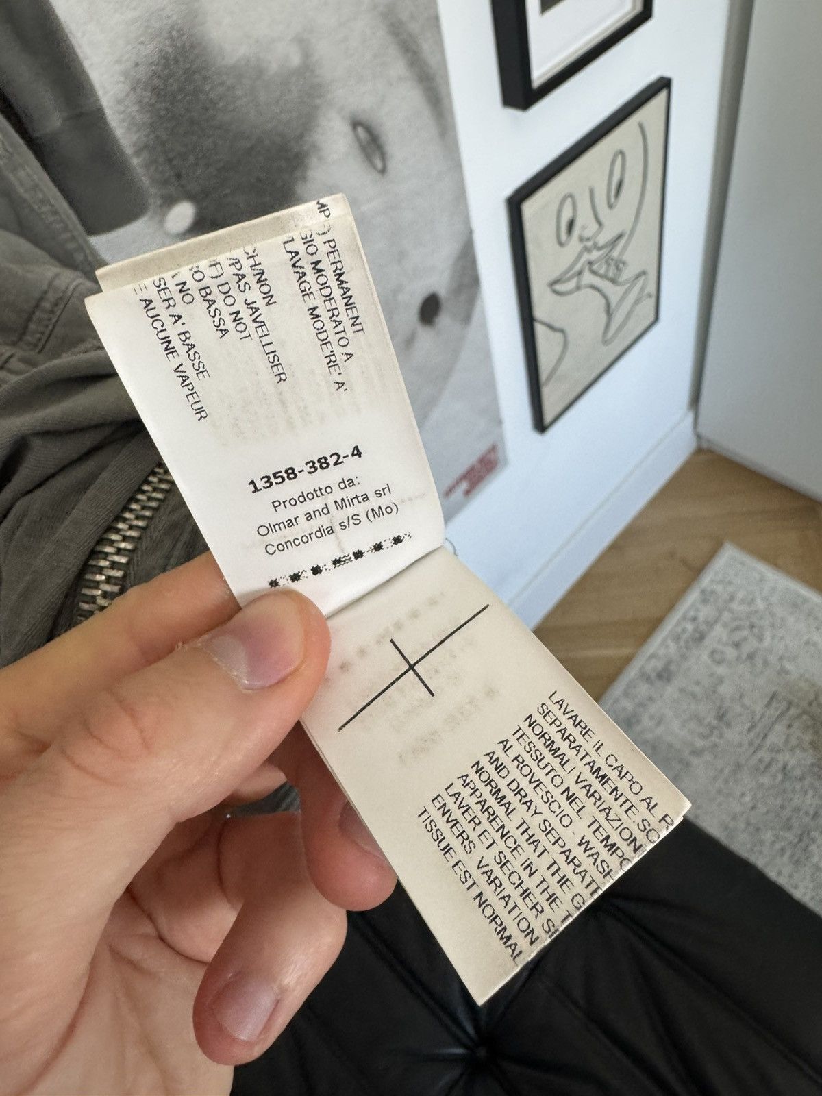 Rick Owens Rick Owens Drkshdw Dark Dust Long Zip Hoodie Designer Rare Size US M / EU 48-50 / 2 - 8 Thumbnail