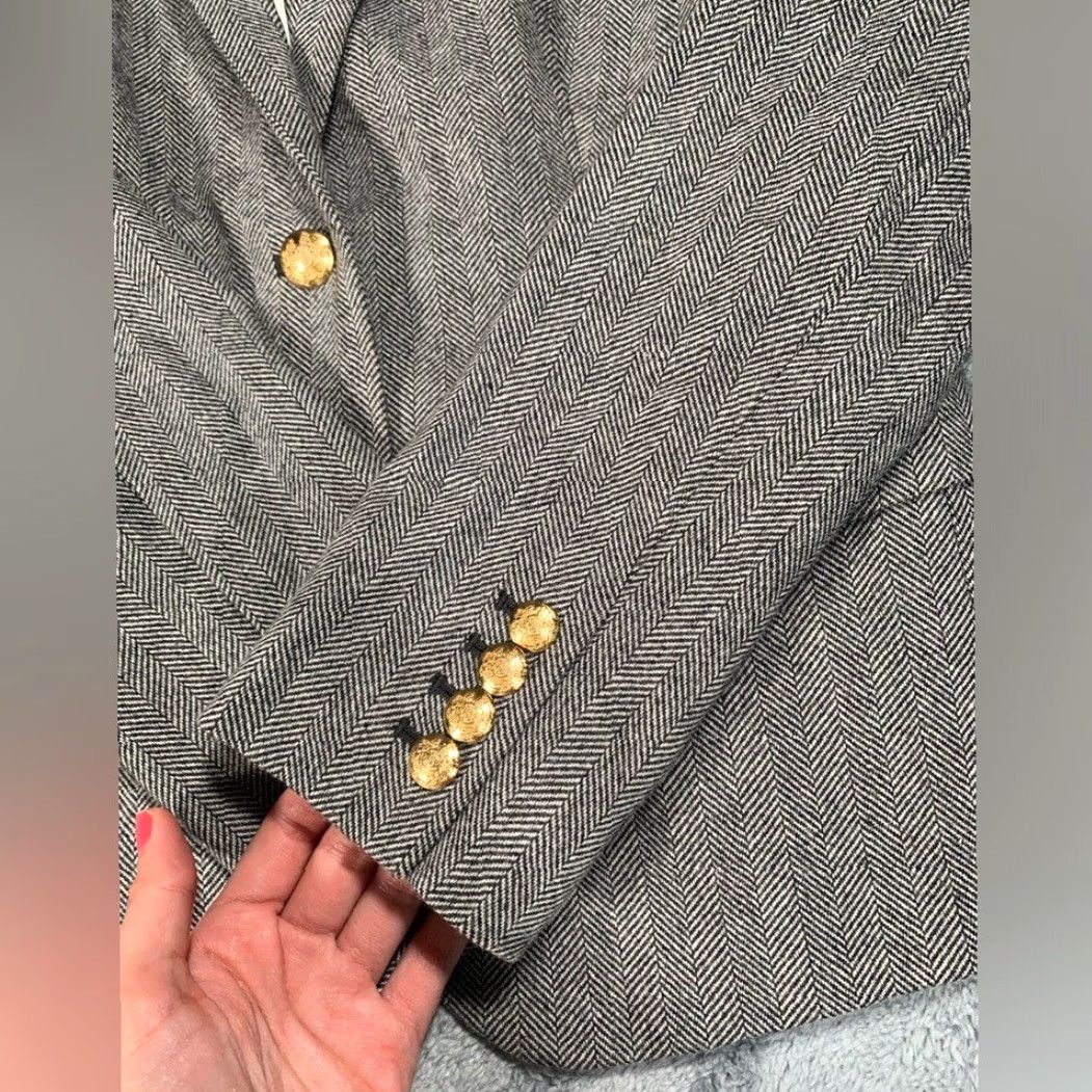 J.Crew J. Crew Wool Blazer 4 Womens Multicolor Wool Basic Jacket Size 4 Regular Size S / US 4 / IT 40 - 4 Thumbnail