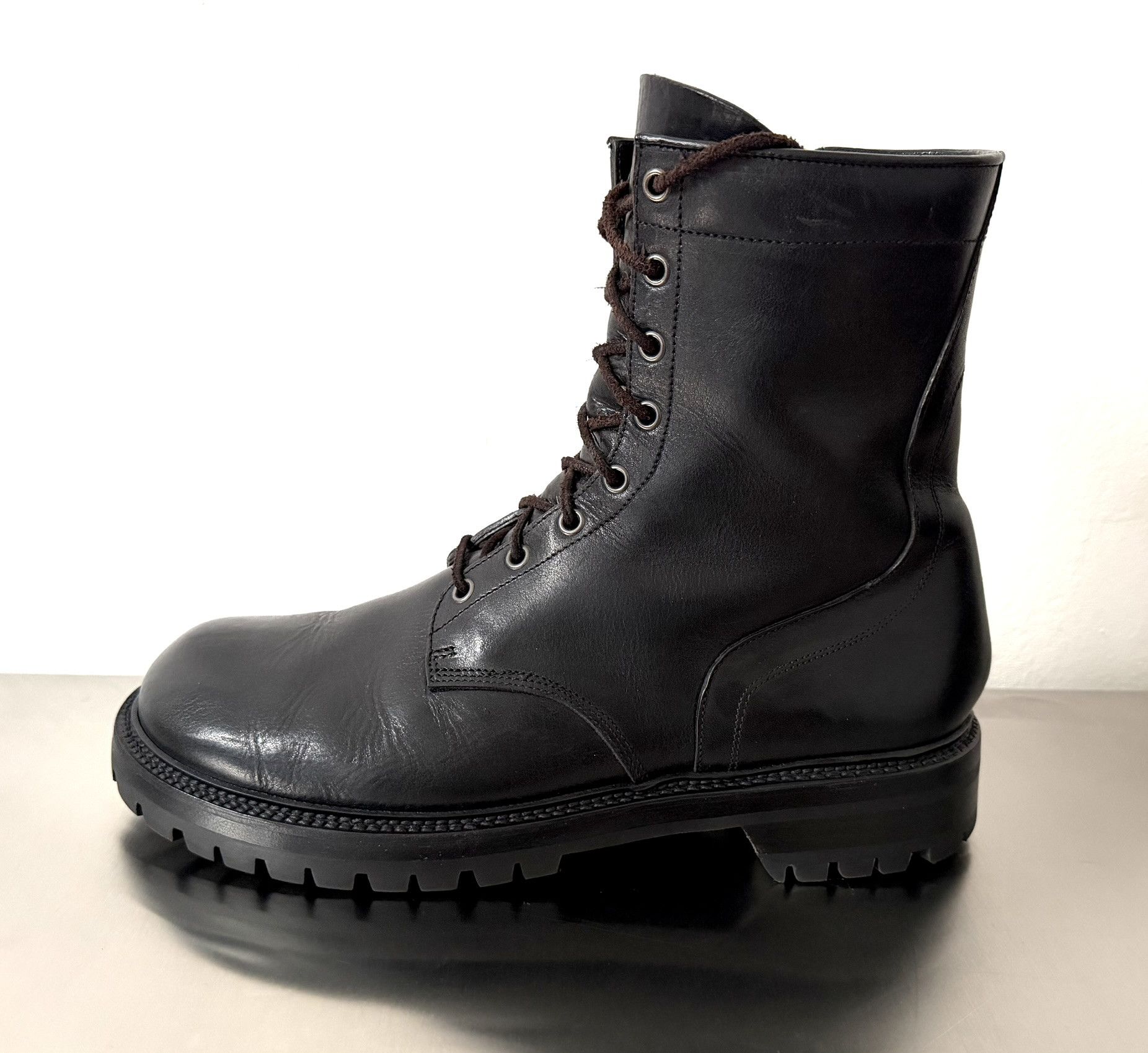 Rick Owens Rick Owens Goodyear Flex Combat Boots EU44 UK10 Size US 11 / EU 44 - 6 Thumbnail