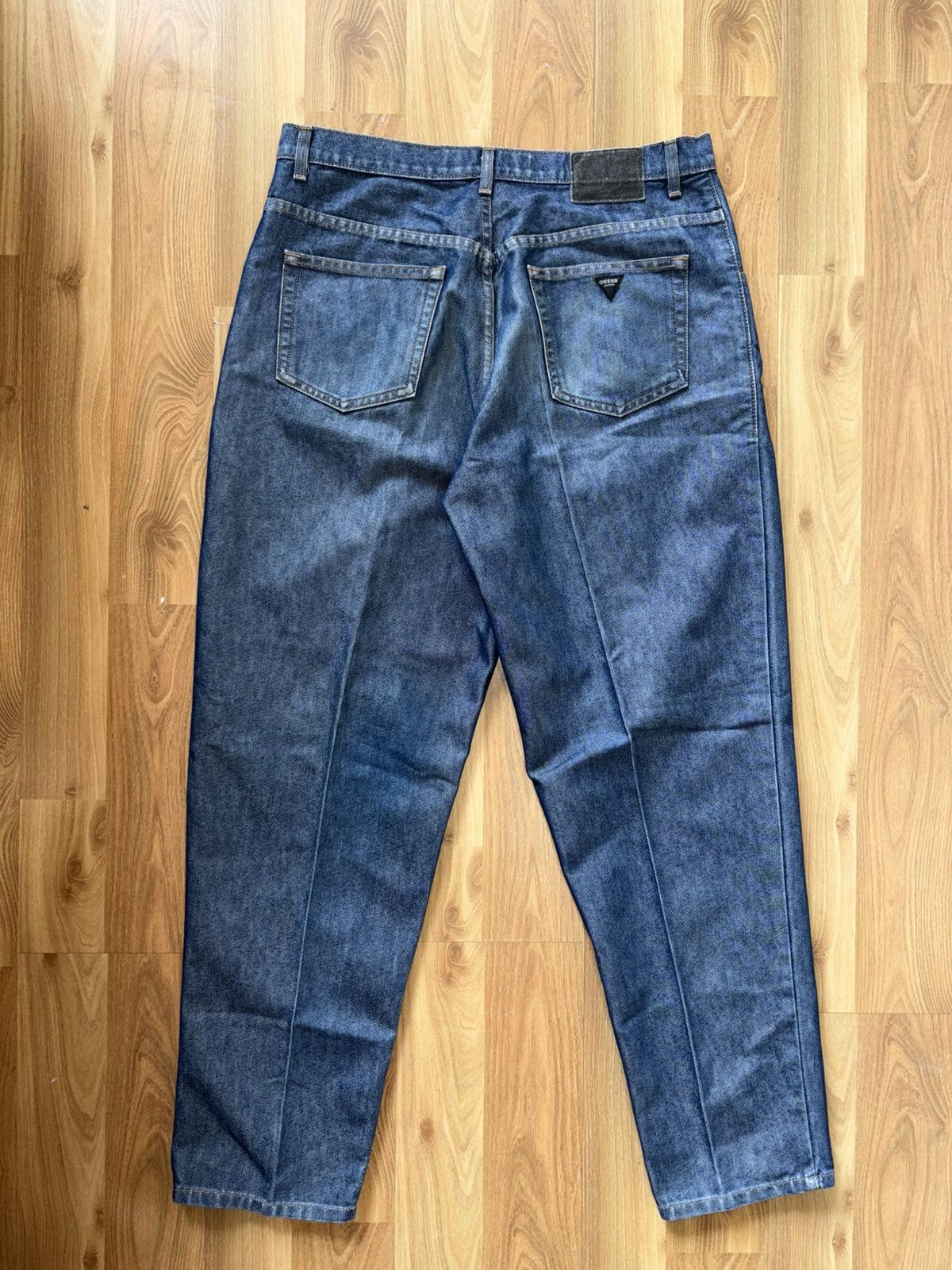 Guess Vintage Guess 075 Pascal Fit 36x32 blue INDIGO made in U.S.A Size US 36 / EU 52 - 9 Thumbnail
