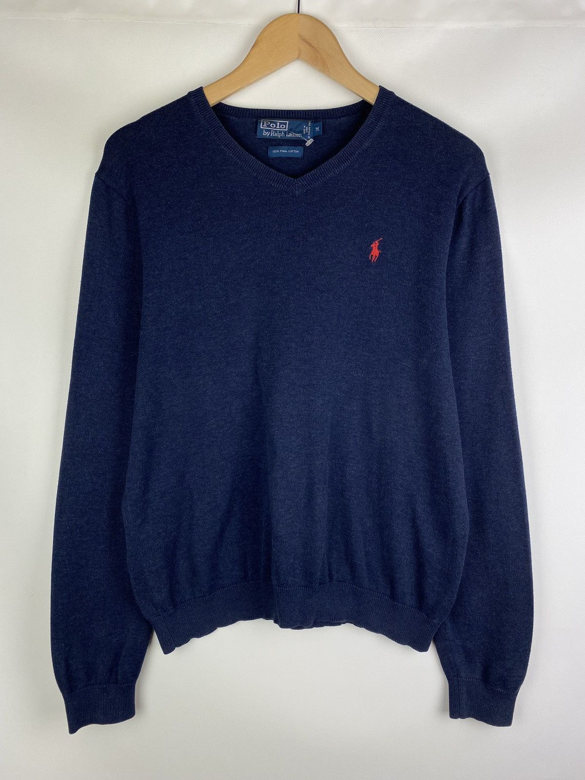 Polo Ralph Lauren Polo by Ralph Lauren vintage men’s v-neck sweater pullover Size US M / EU 48-50 / 2 - 1 Thumbnail