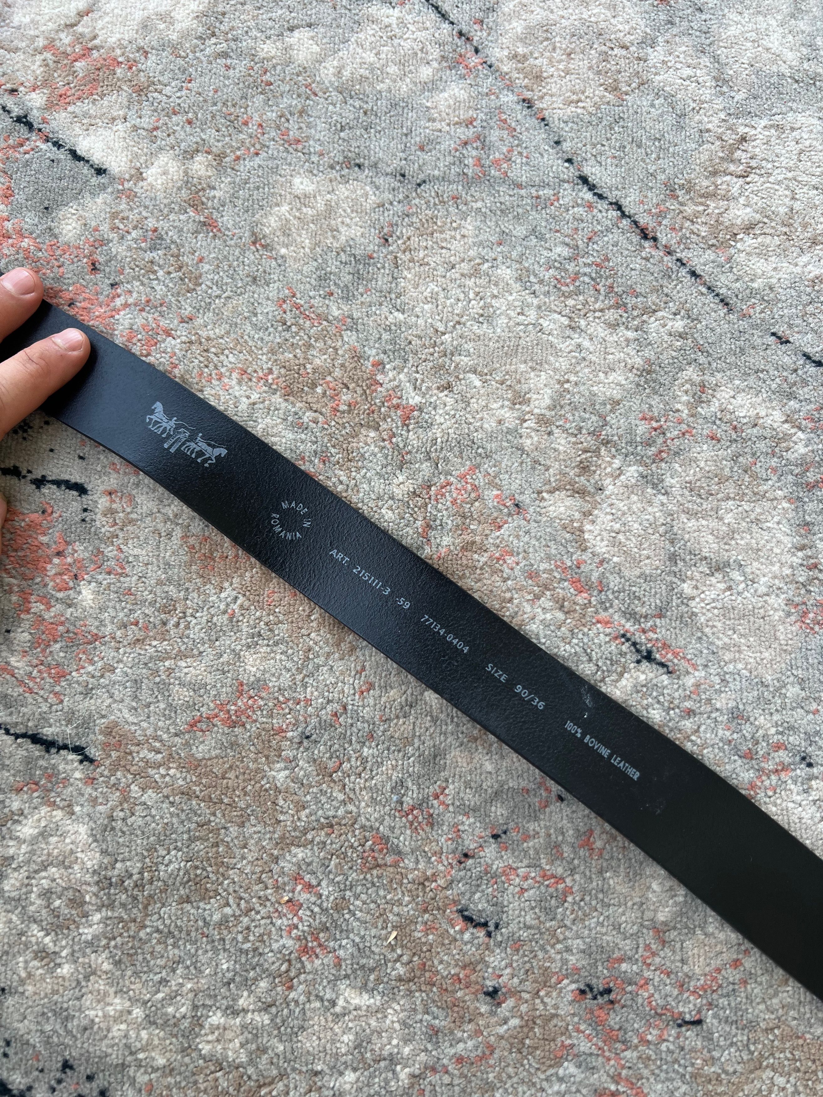 Leather × Levi's Levi's Leather Belt Size ONE SIZE - 4 Thumbnail