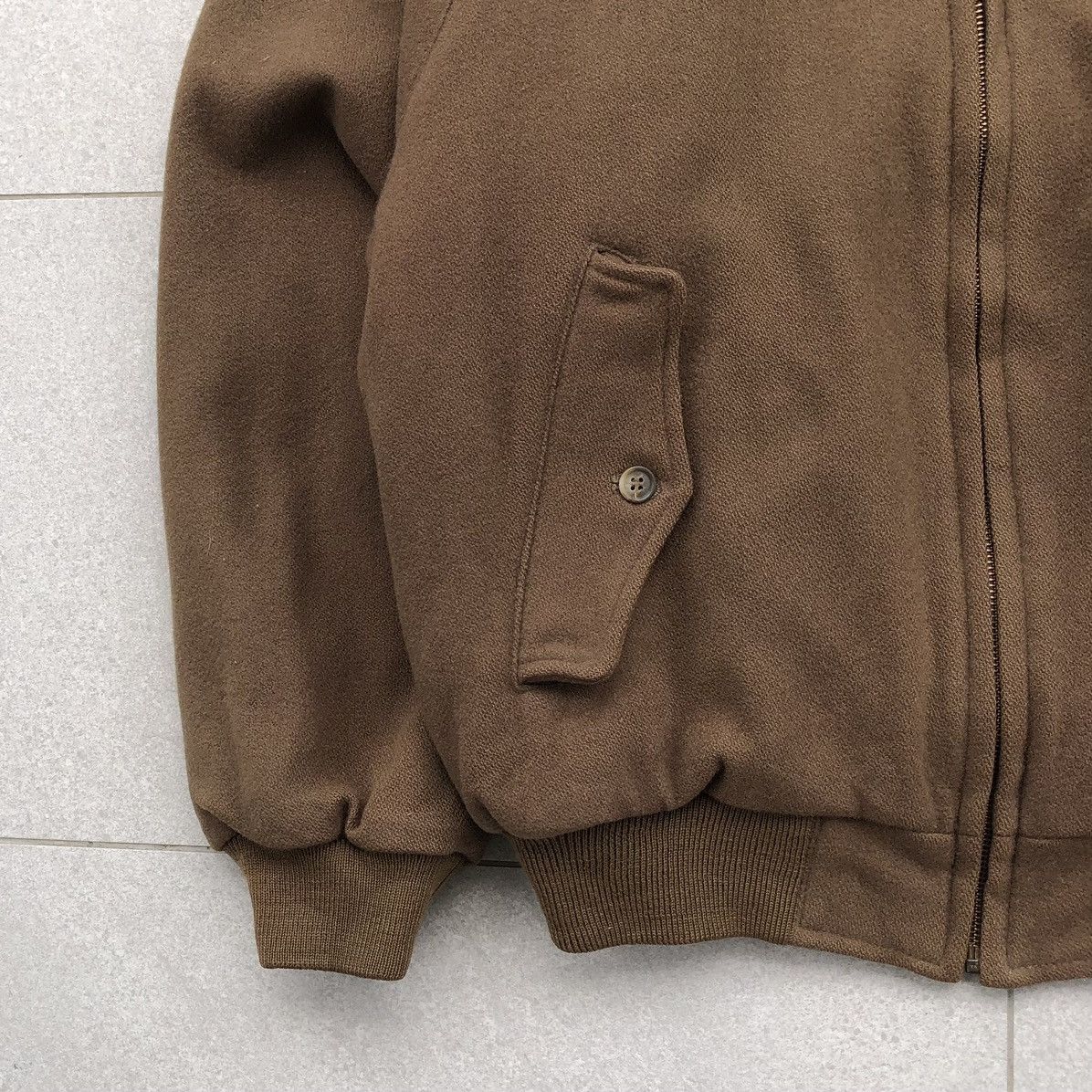 Vintage Vintage University Shop Men’s Brown Bomber Jacket Size US M / EU 48-50 / 2 - 6 Thumbnail