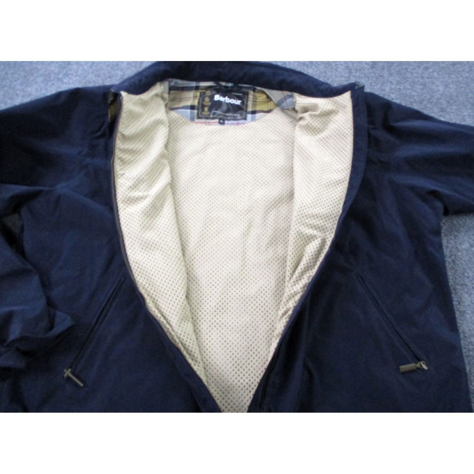 Barbour Barbour Jacket Mens XL Navy Balcomie Coat Windbreaker Lined Pockets Zipper Full Zip Weathergear Casual Fall Winter Barbour Size US XL / EU 56 / 4 - 6 Thumbnail